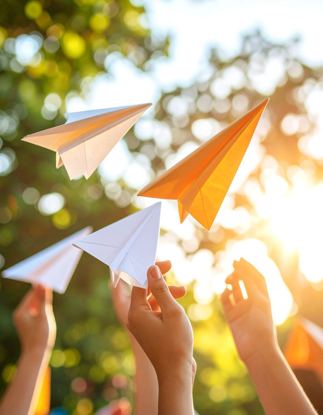 Elegant Paper Airplane Flight - 25 Wedding Send-off Ideas