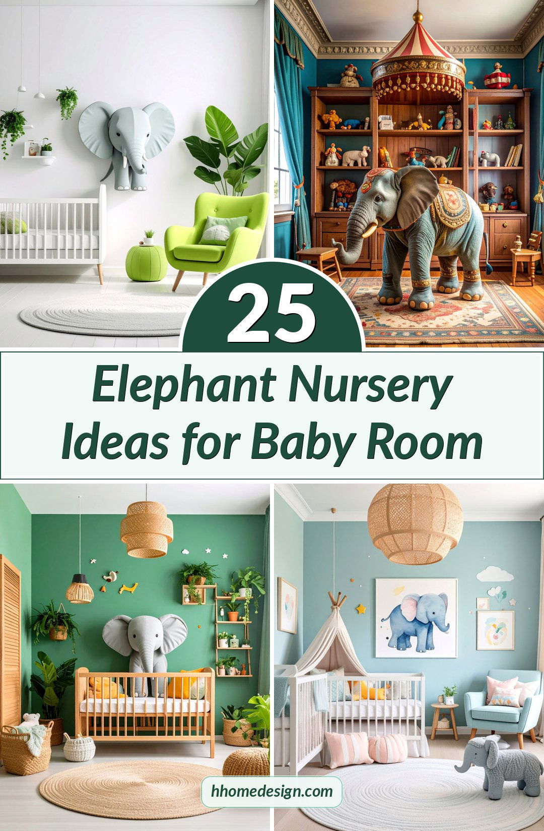 25 Elephant Nursery Ideas for Baby Room