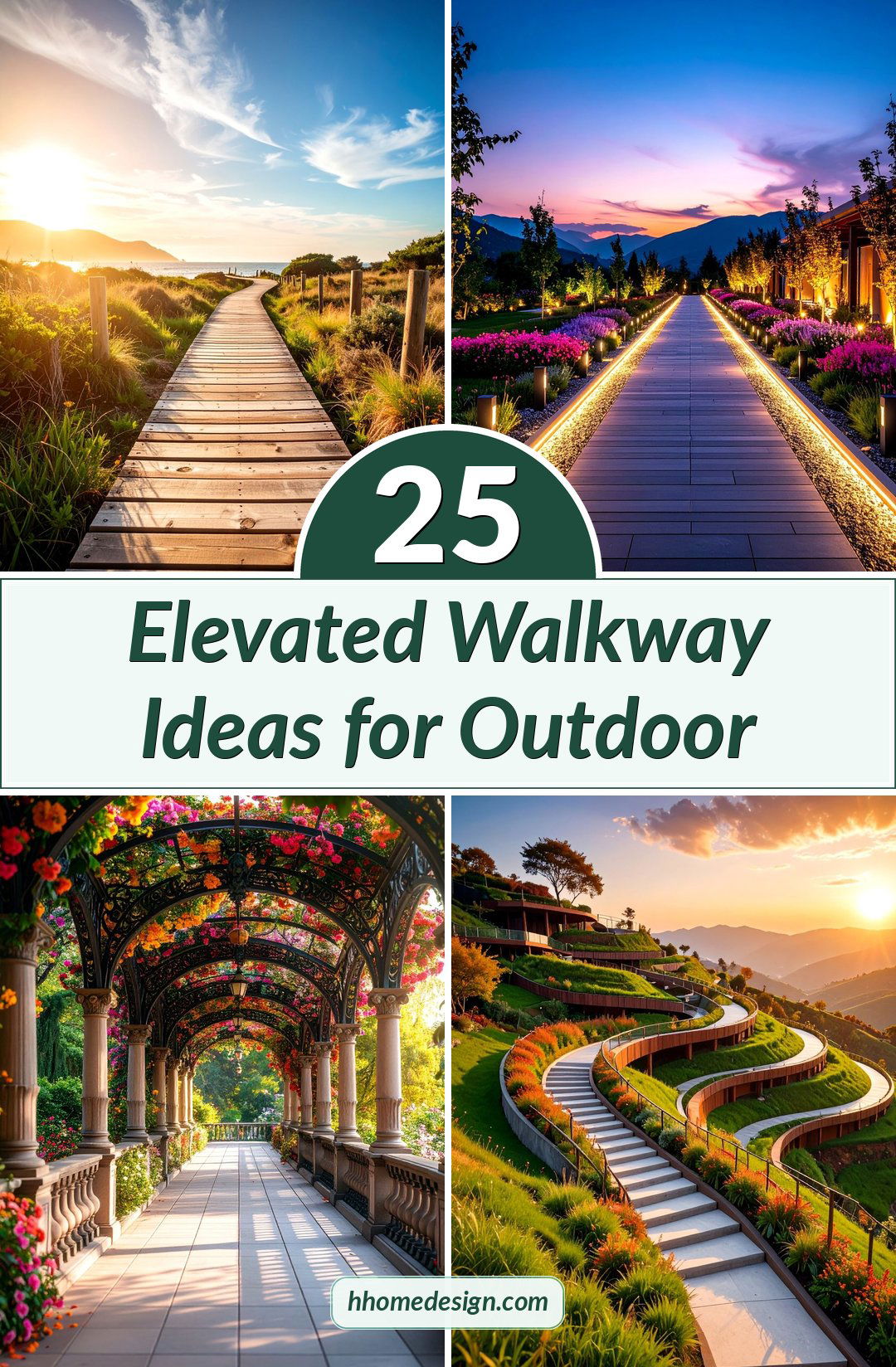 25 Elevated Walkway Ideas for Outdoor
