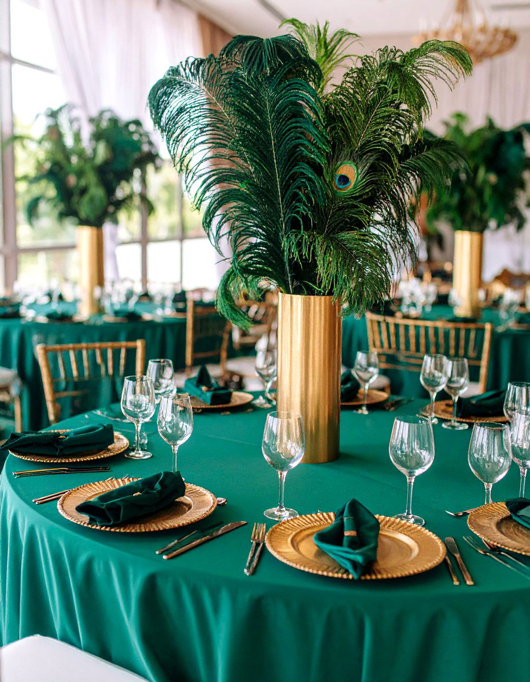 Emerald Green Art Deco Glamour Theme - 25 Emerald Green Wedding Ideas