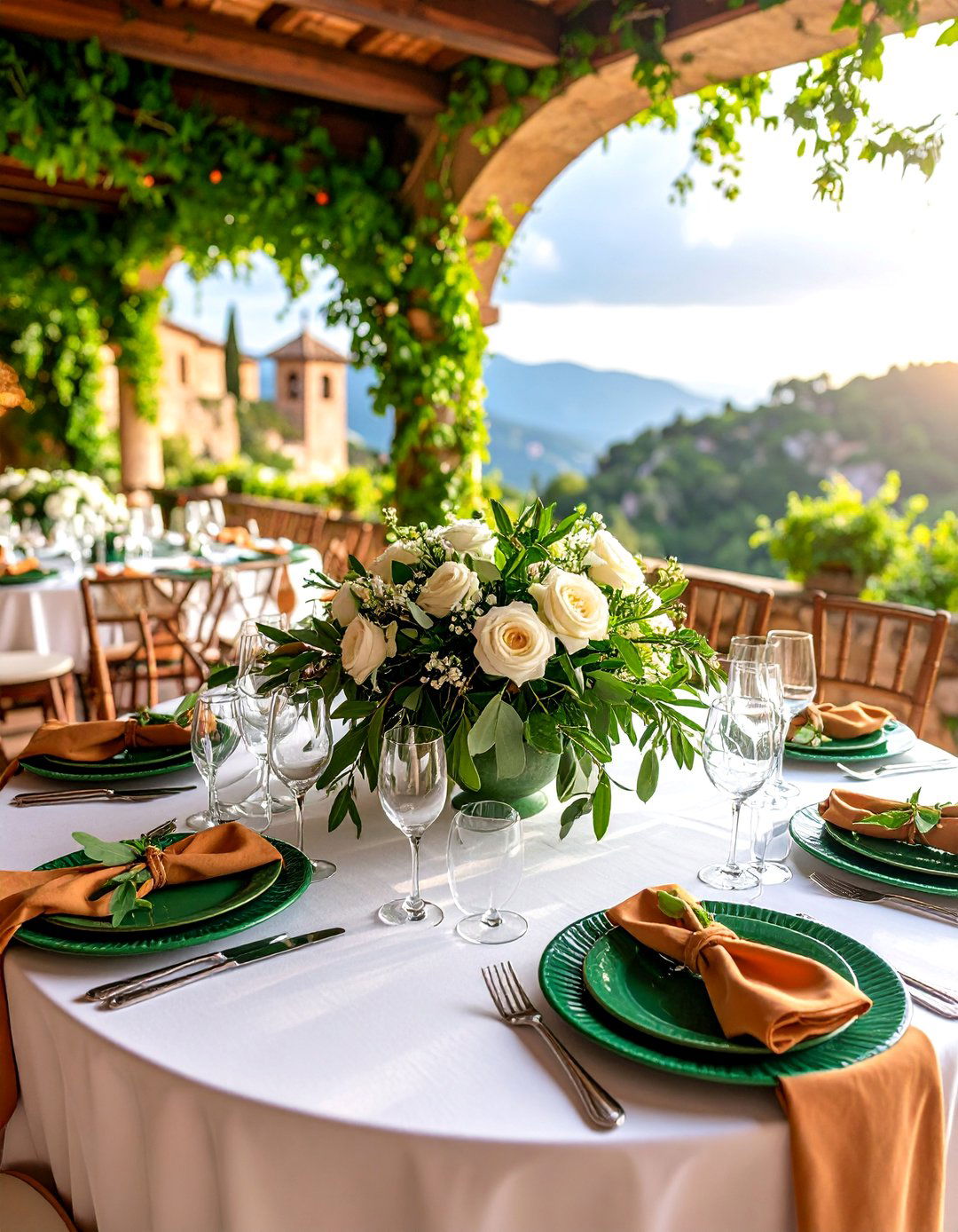 Emerald Green Mediterranean Villa Theme - 25 Emerald Green Wedding Ideas