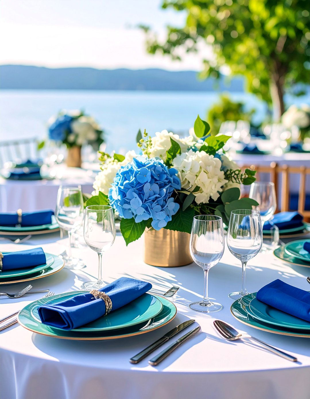Emerald Green and Navy Blue Nautical Elegance - 25 Emerald Green Wedding Ideas