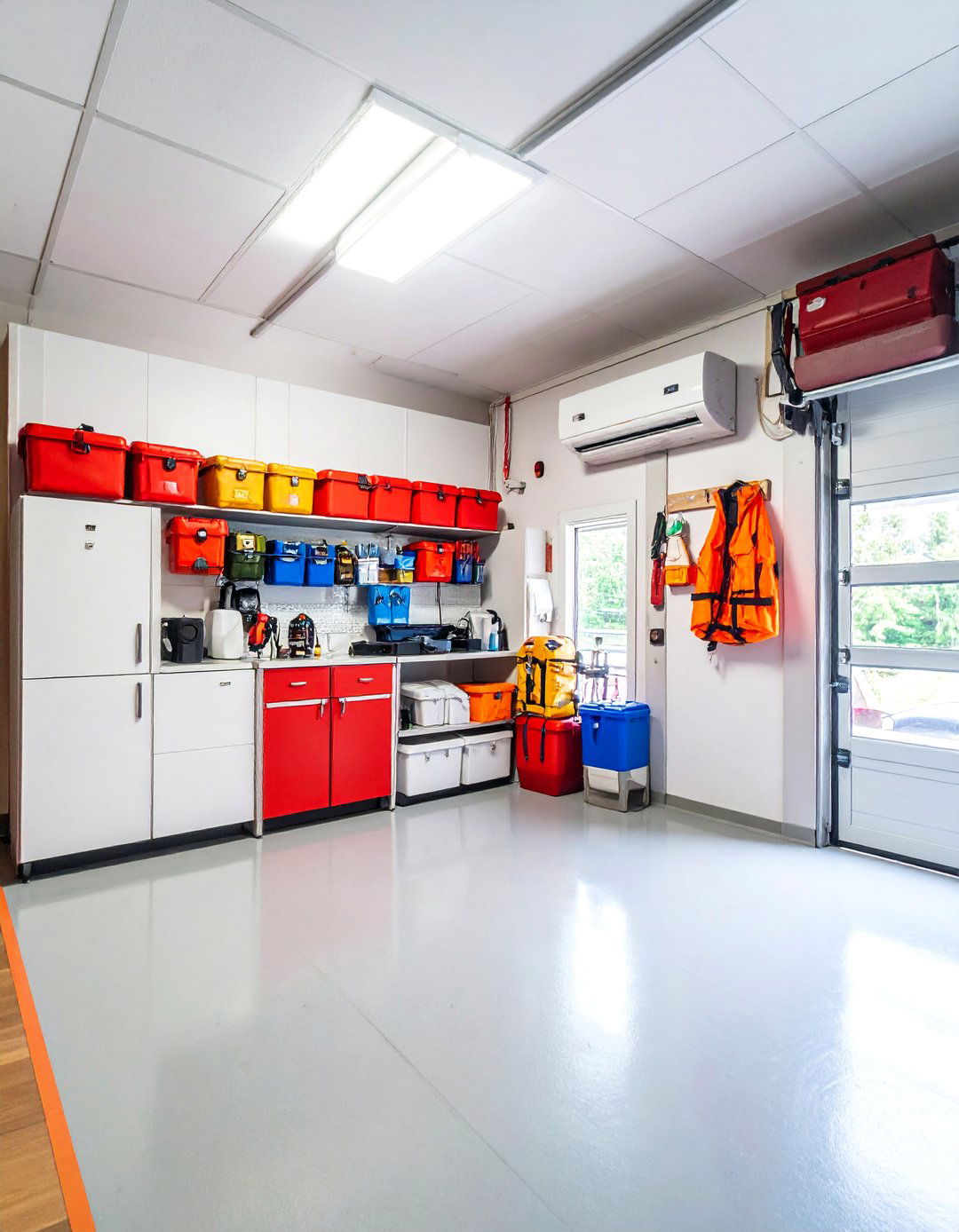 Emergency Preparedness Command Center - 25 Garage Makeover Ideas
