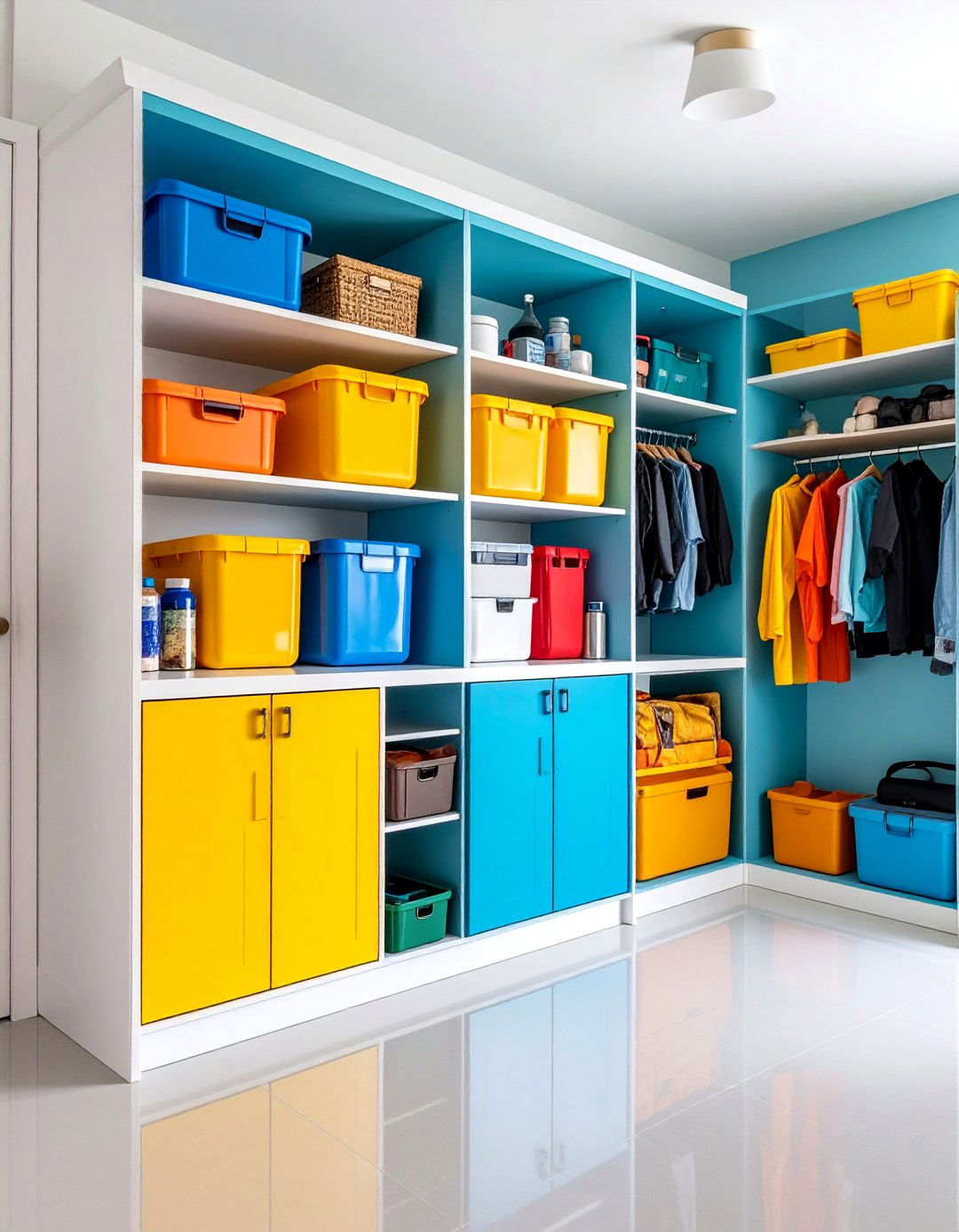 Emergency Preparedness Hall Closet - 25 Hall Closet Organization Ideas