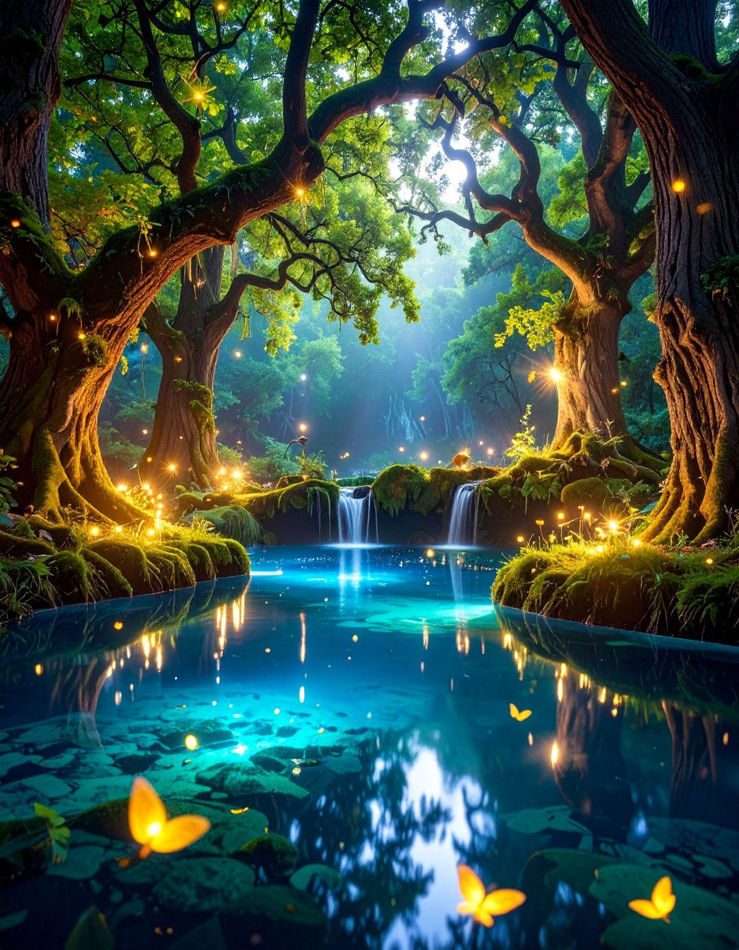 Enchanted Forest Pool Mural - 25 Pool Murals