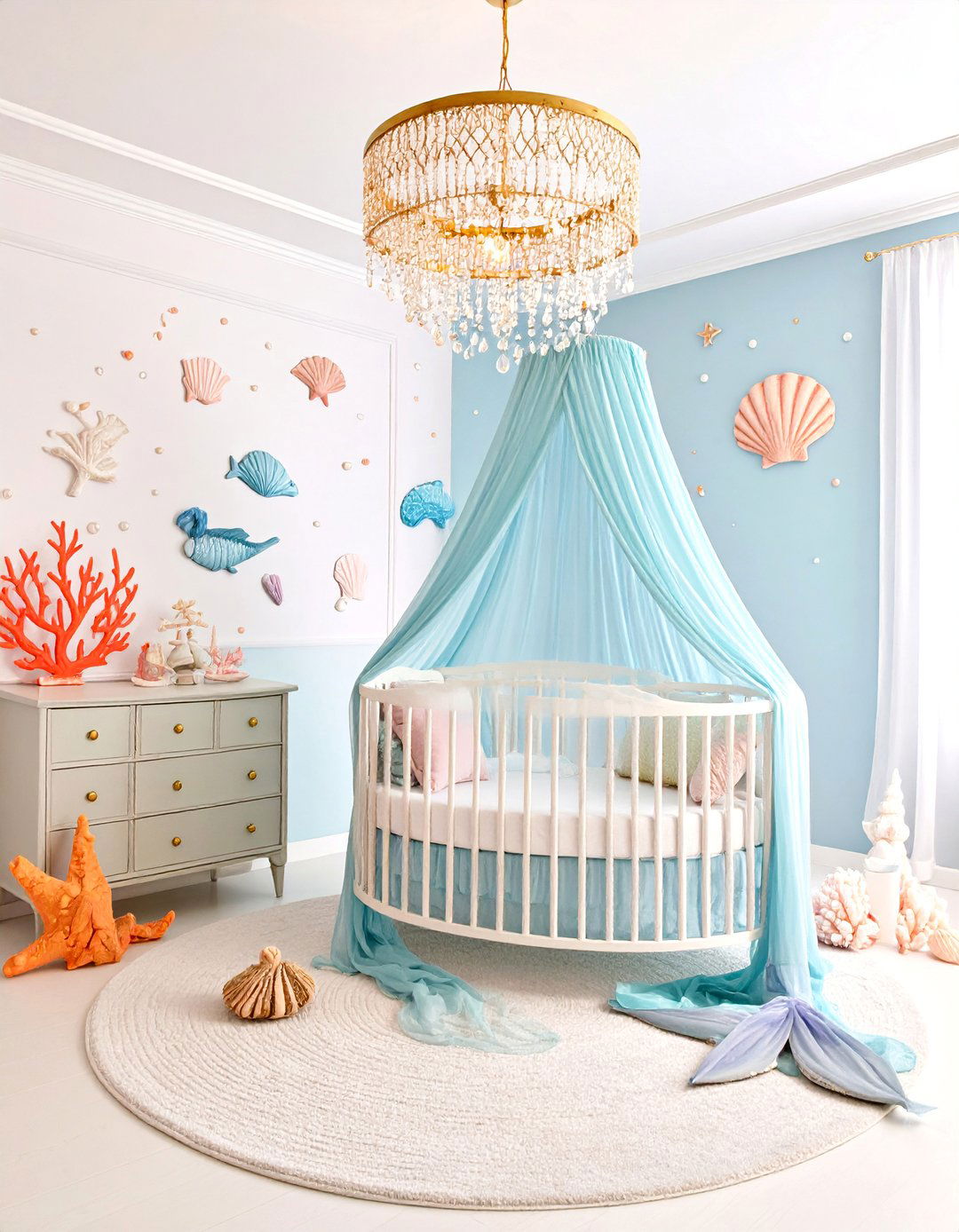 Enchanted Mermaid Fantasy Theme - 25 Ocean-themed Nursery Ideas