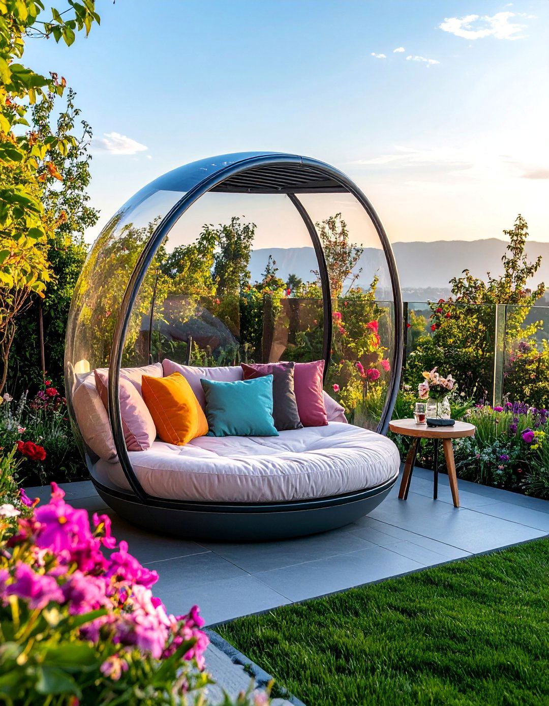 Enclosed Reading Pod - 25 Outdoor Reading Nook Ideas