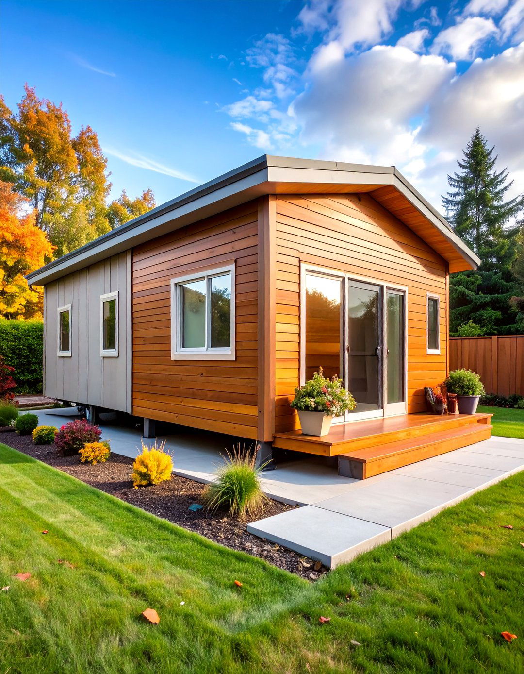 Engineered Wood Siding with Composite Technology - 25 Mobile Home Siding Design Ideas