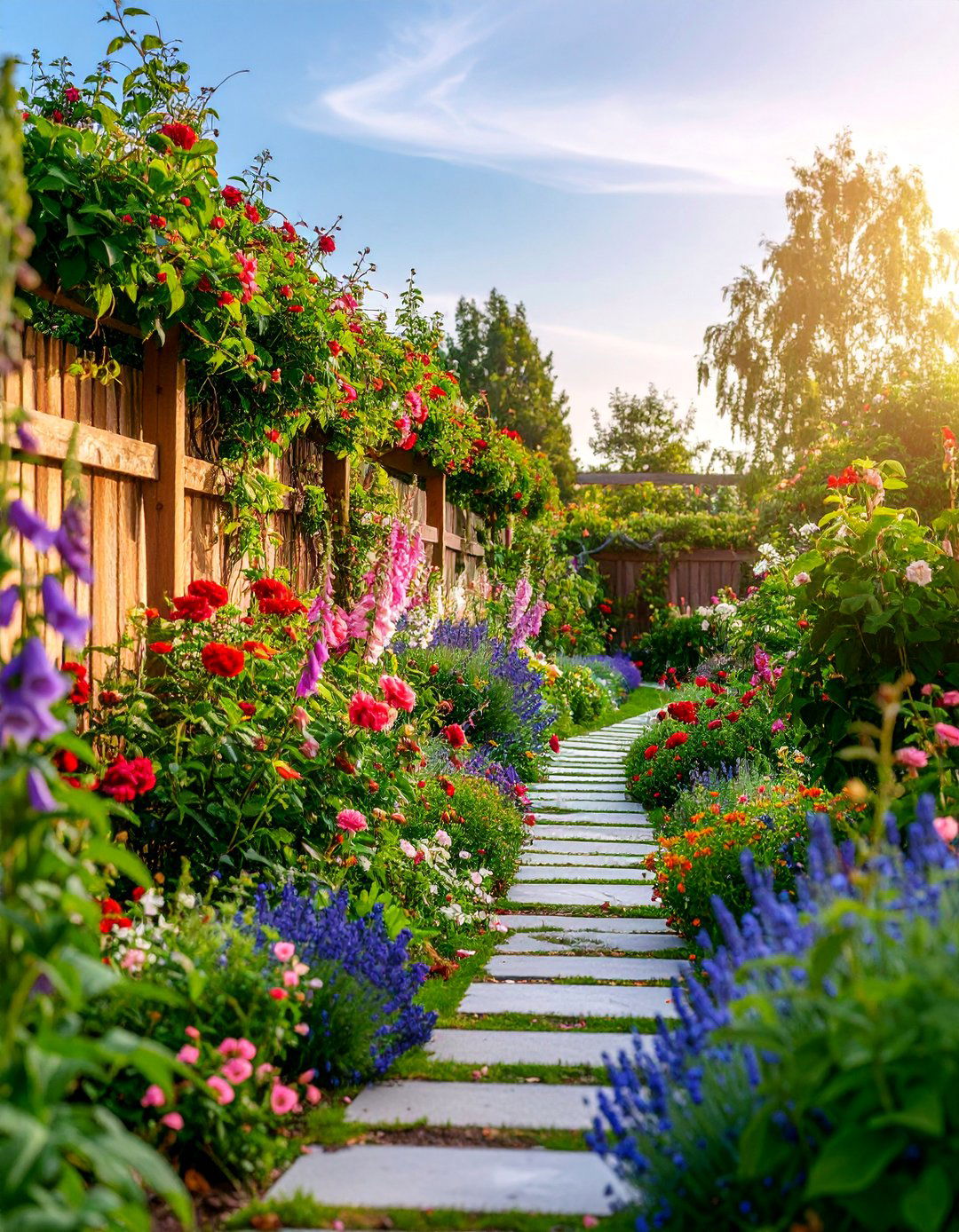 English Cottage Garden Perennial Border - 25 Perennial Flower Bed Ideas