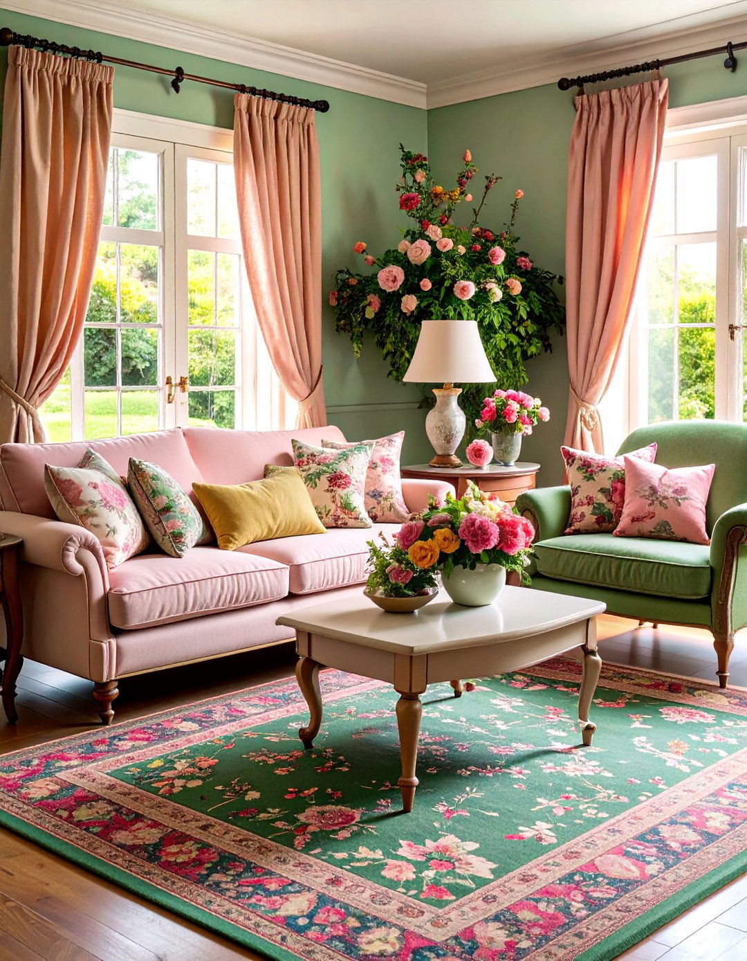 English Country Garden Theme - 25 Earthy Living Room Decor Ideas