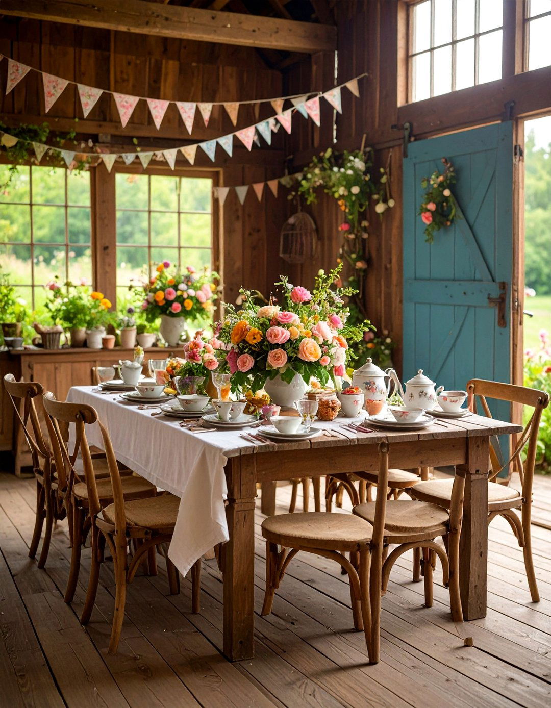 English Garden Barn Wedding with Cottage Florals and Afternoon Tea - 25 Barn Wedding Ideas