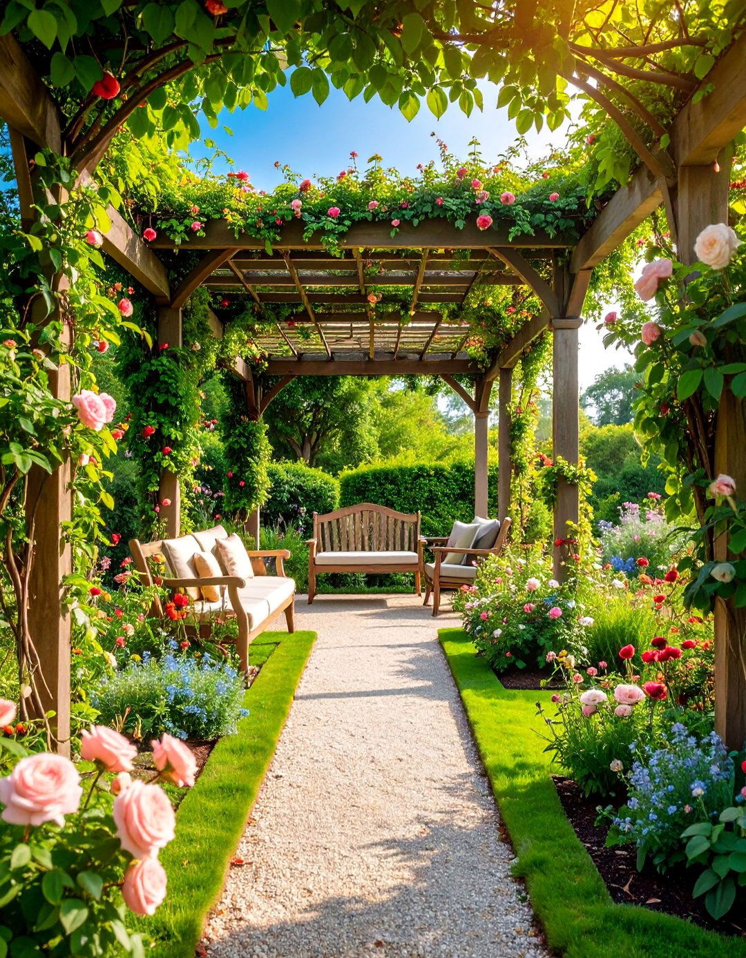 English Garden Outdoor Room - 25 Outdoor Living Space Ideas