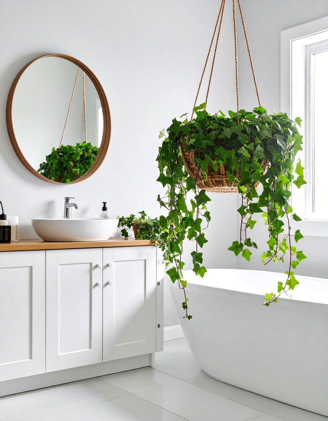 English Ivy Trailing Elegance - 25 Best Plants for Bathroom
