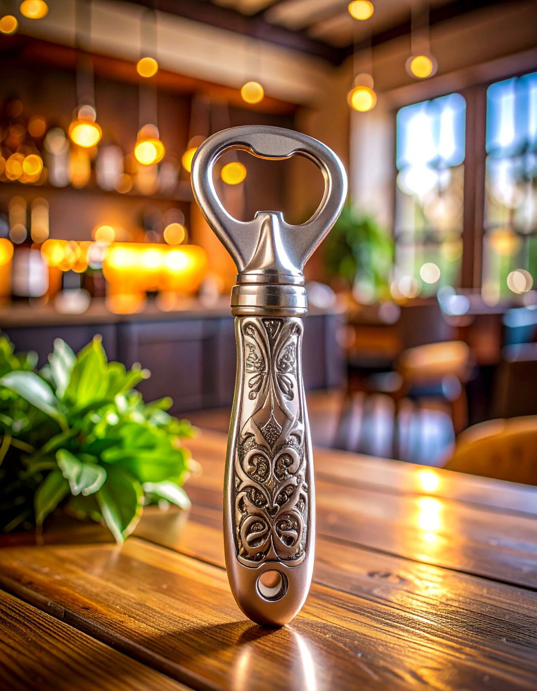 Engraved Silver Bottle Opener for Entertaining - 25 Wedding Anniversary Gift Ideas