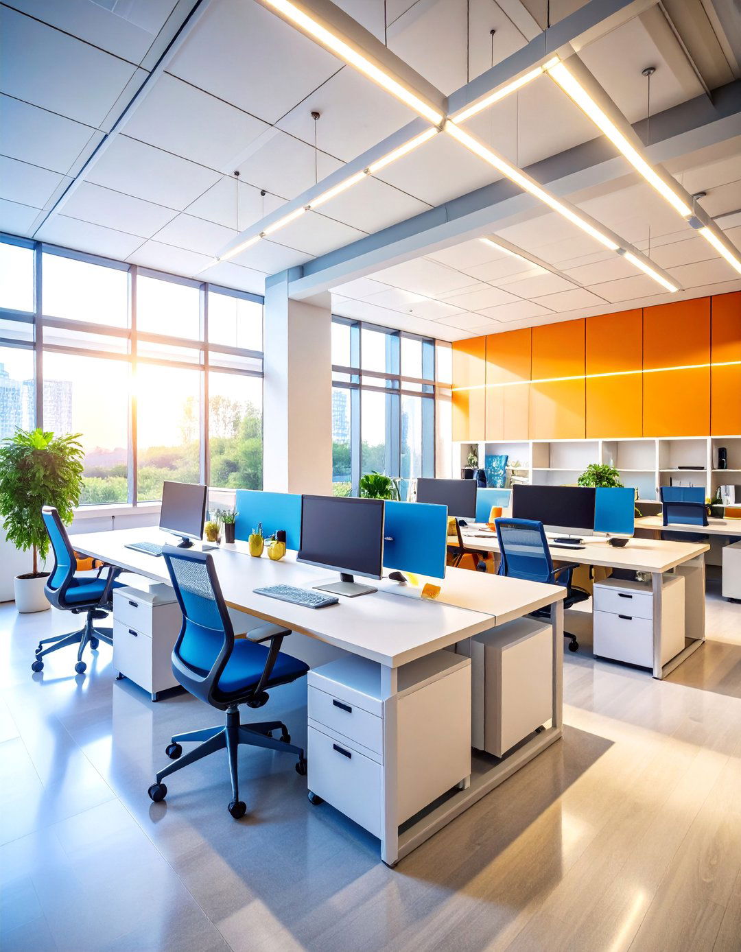 Ergonomic Health Forward Design - 25 Office Interior Design Ideas