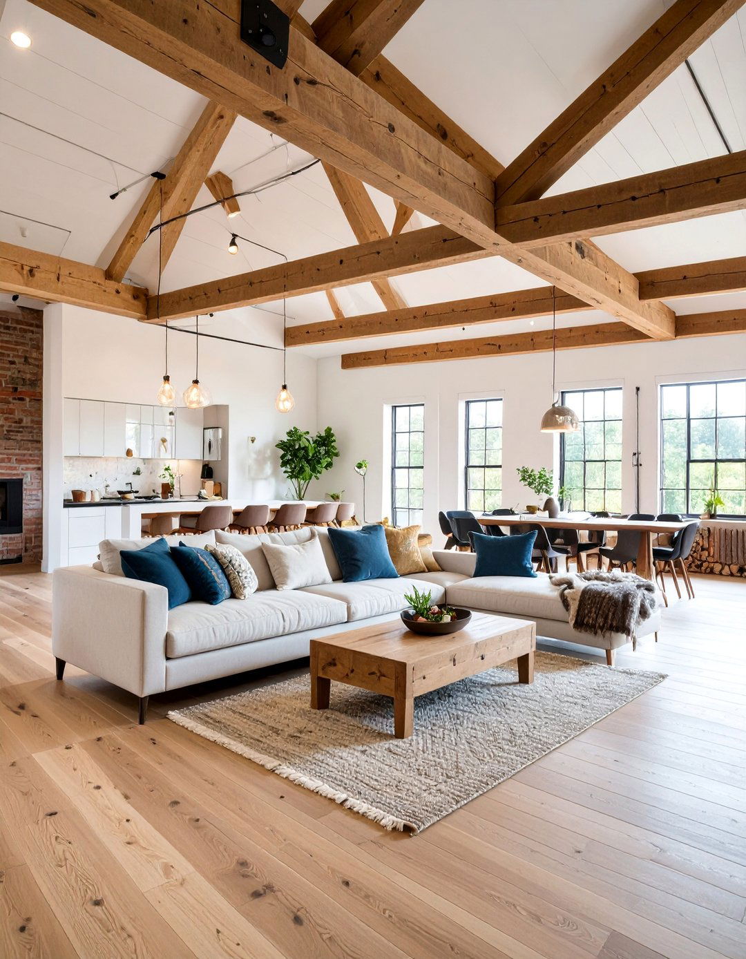 Exposed Beam Ceiling Enhancement - 25 Cheap Ceiling Ideas
