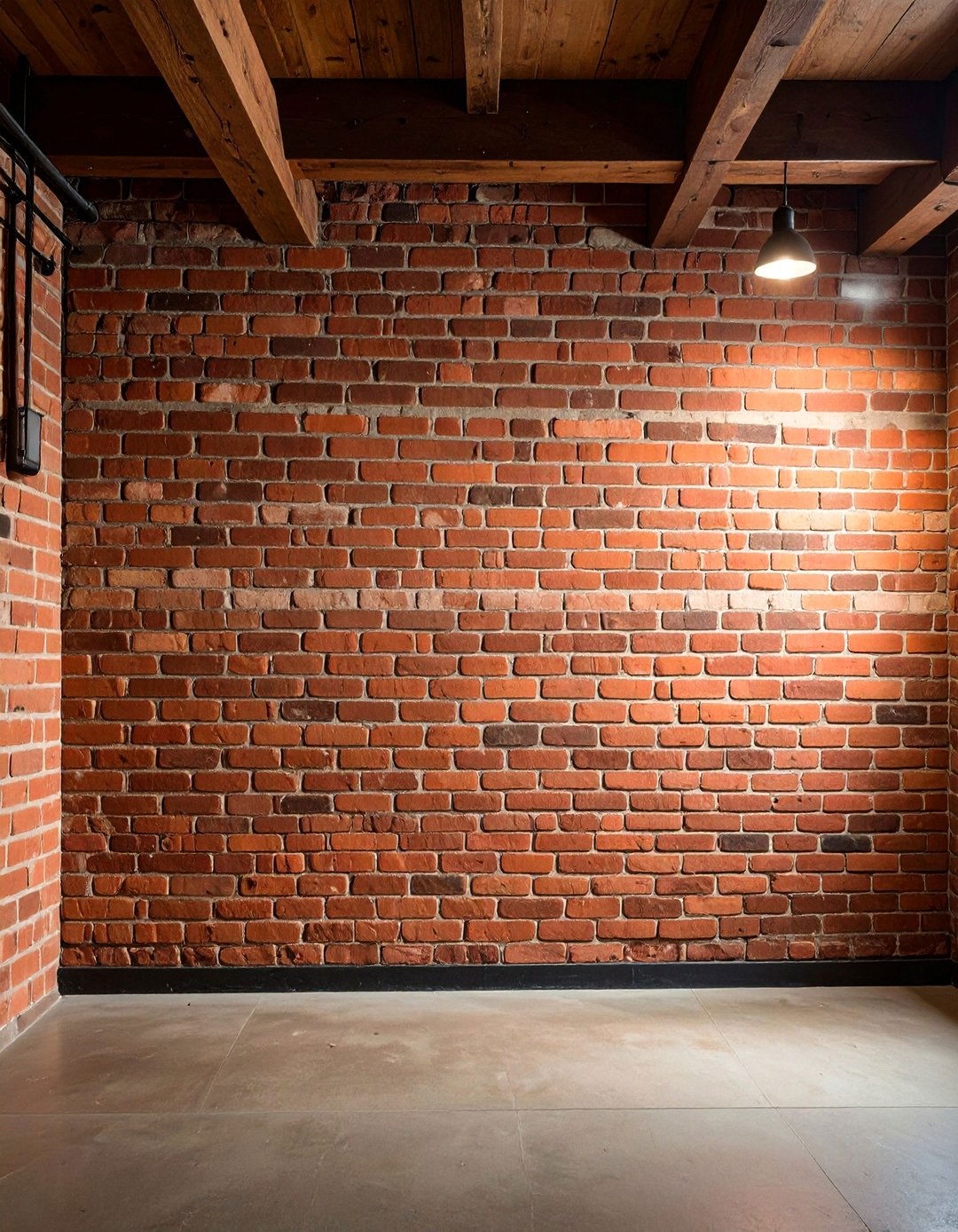 Exposed Brick Basement Accent Wall - 25 Basement Accent Wall Ideas