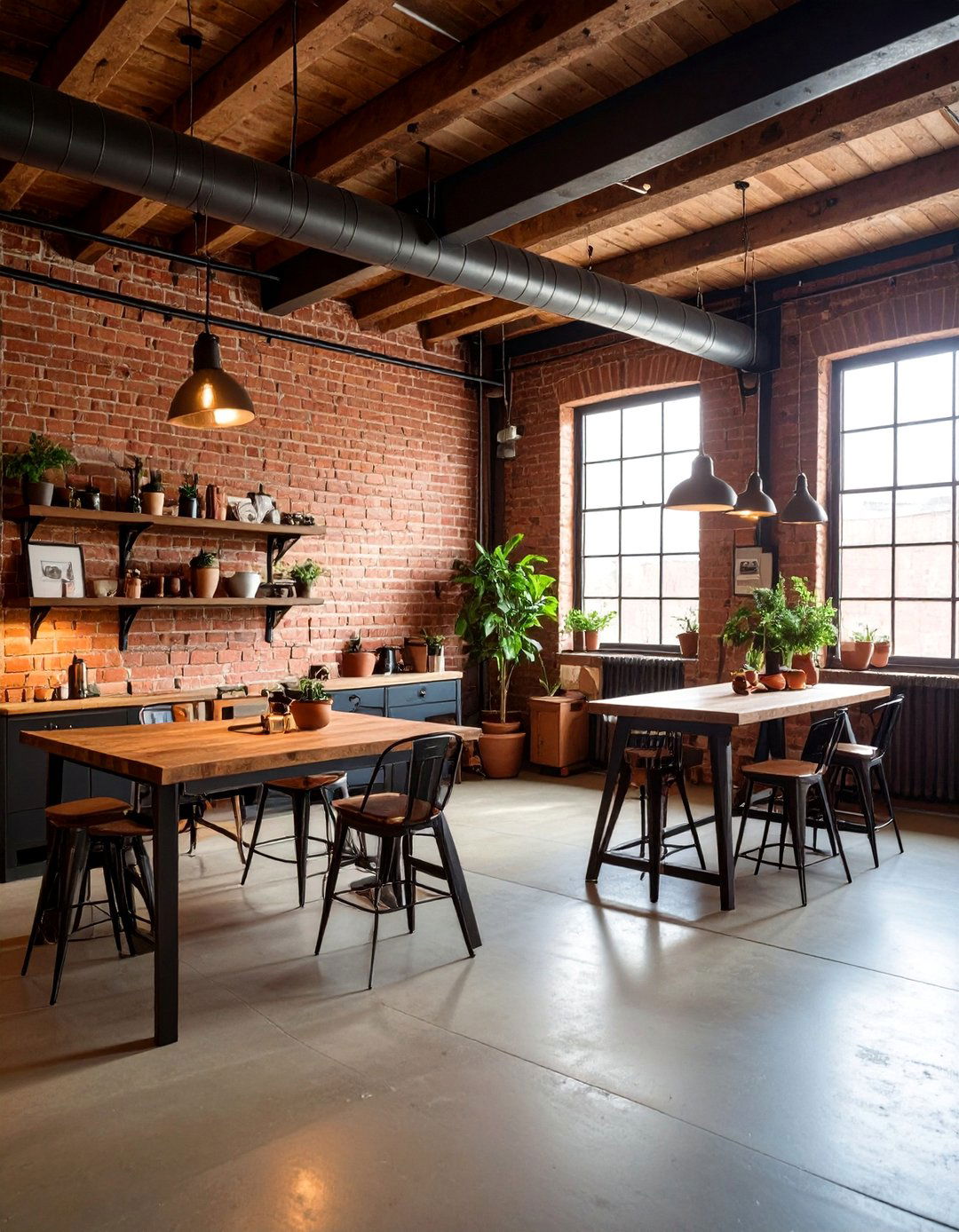 Exposed Brick Feature Wall - 25 Garage Wall Ideas
