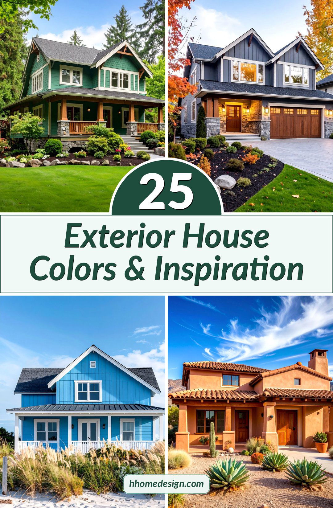 25 Exterior House Colors & Inspiration