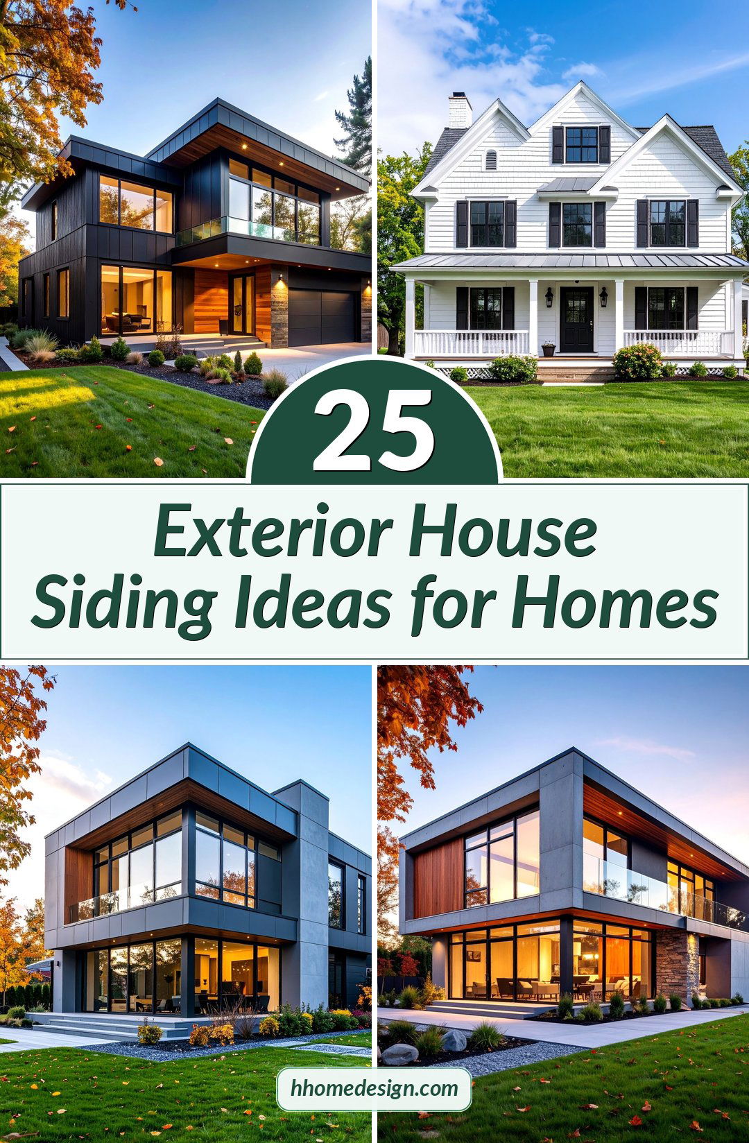 25 Exterior House Siding Ideas for Homes