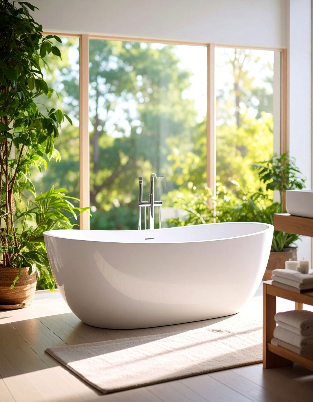 Extra Deep Soaking Bathtub for Full Immersion - 25 Bathtub Ideas