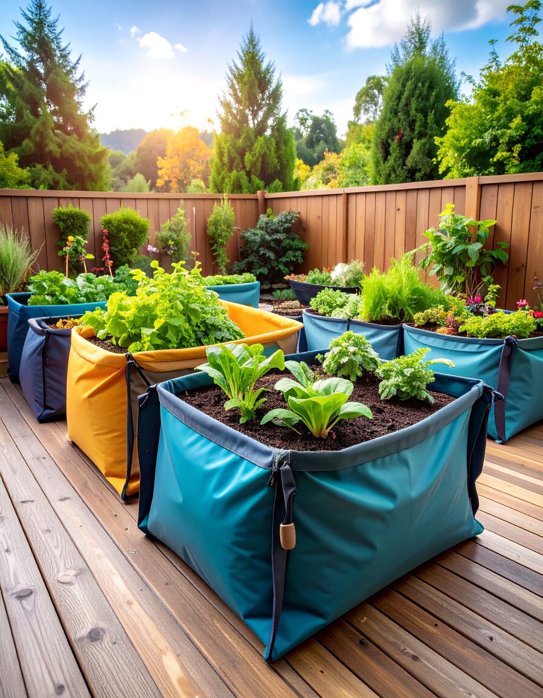 Fabric Grow Bag Raised Garden Bed System - 25 Raised Garden Bed Ideas
