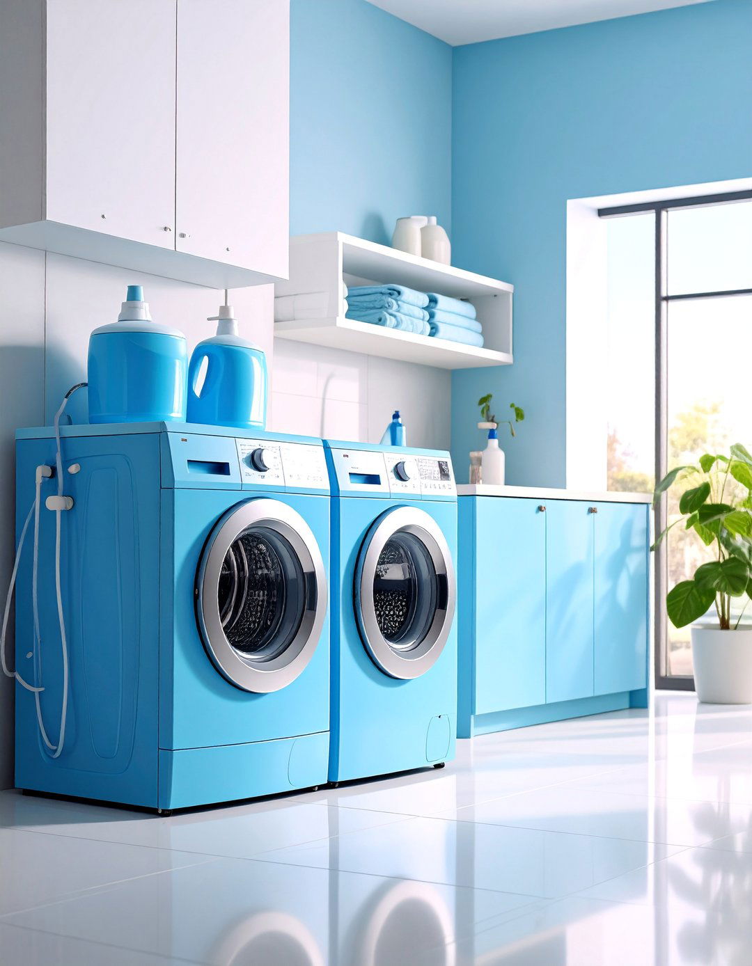Fabric Softener Dispenser Integration - 25 Laundry Detergent Storage Ideas
