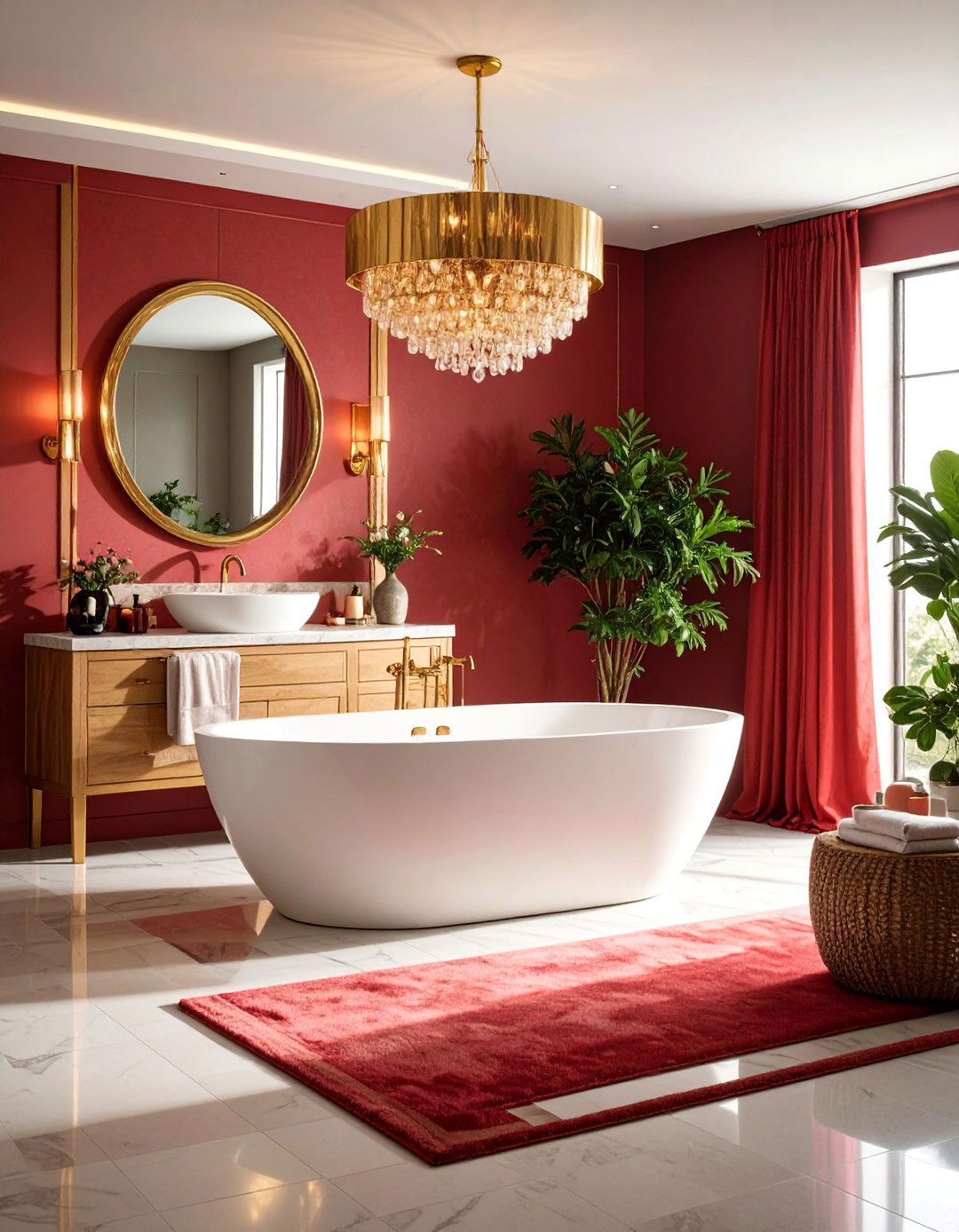 Fabric Textured Upholstered Panels - 25 Bathroom Wall Paneling Ideas