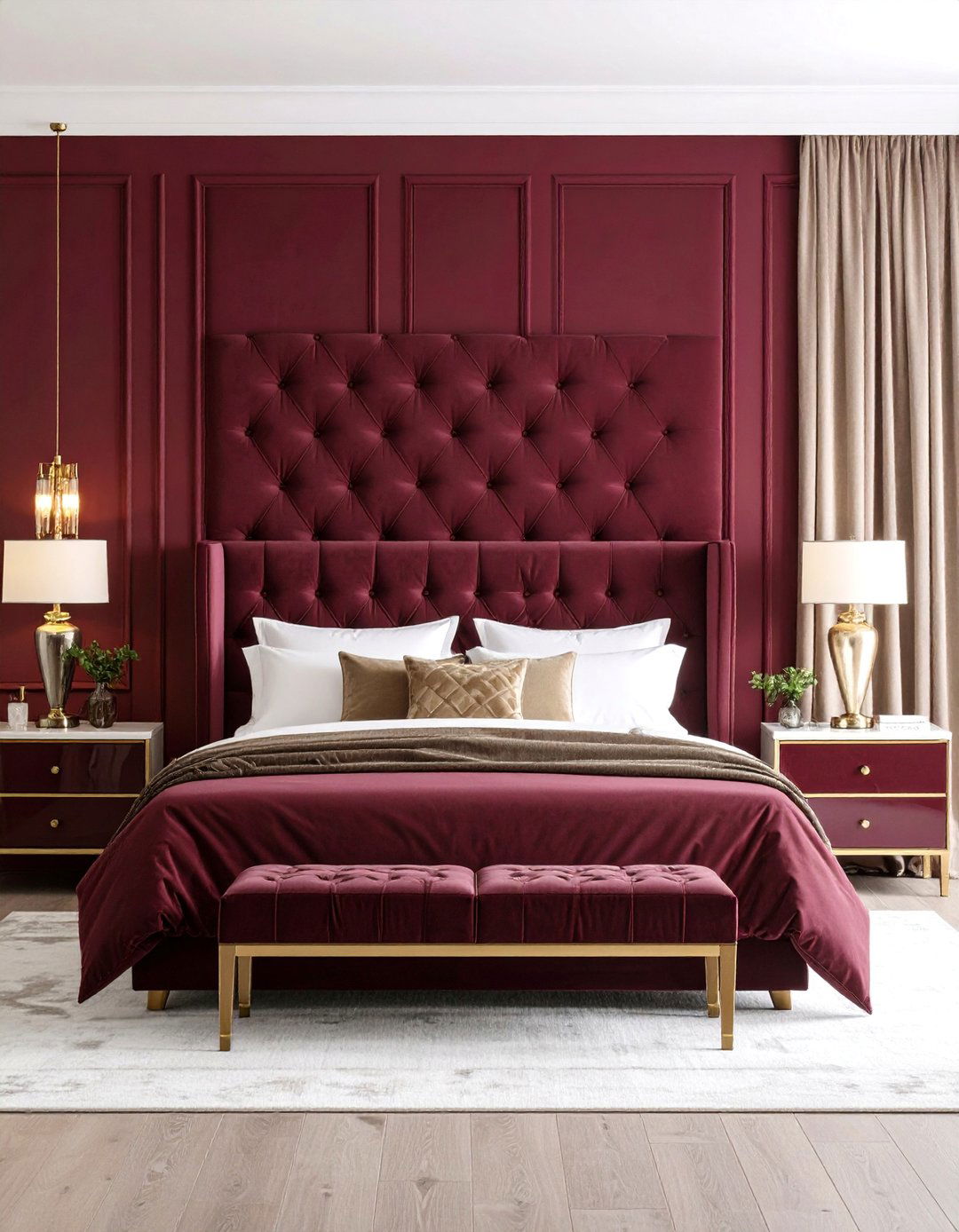 Fabric Wall Covering or Upholstery - 25 Bedroom Wall Decor Ideas
