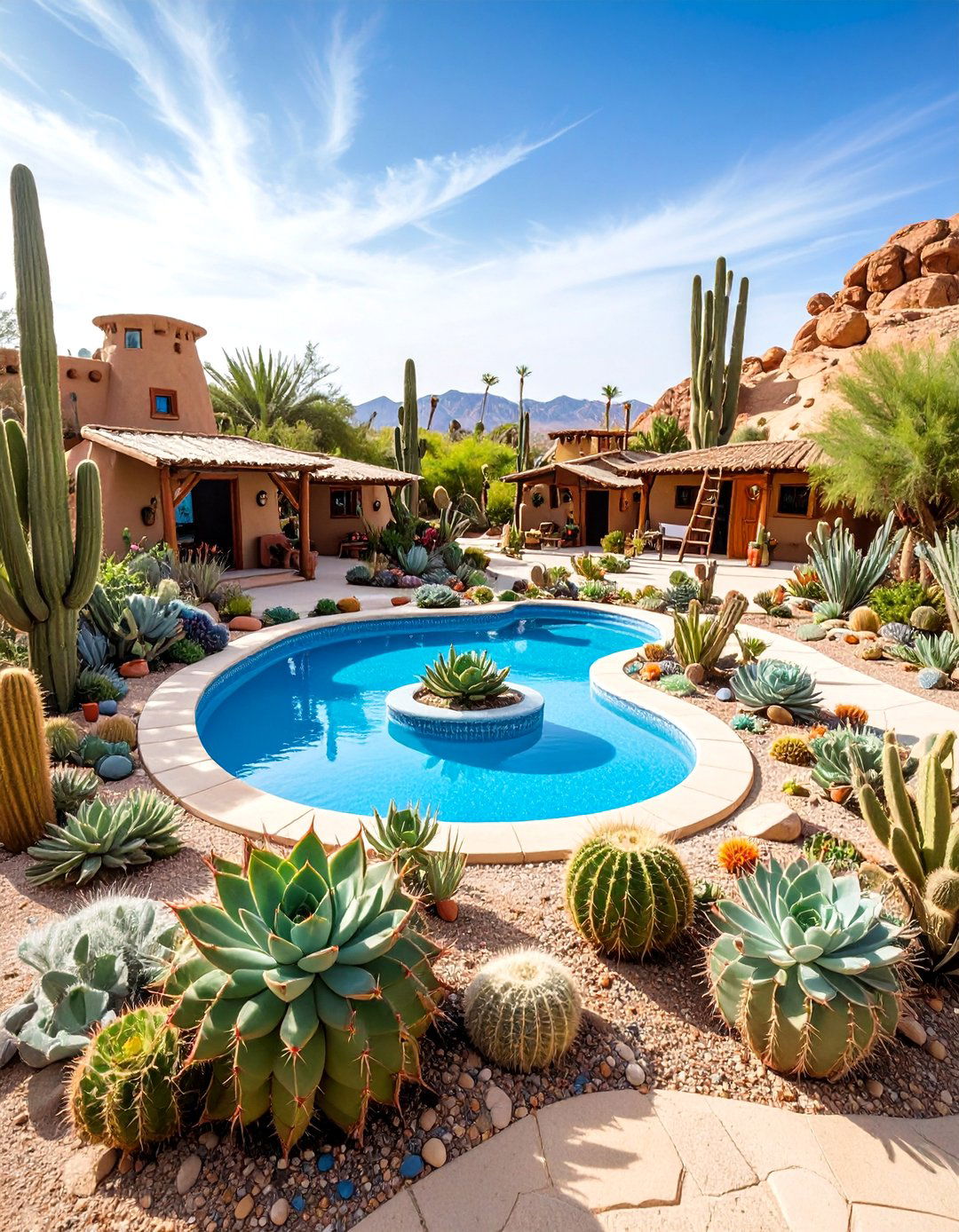 Fairy Desert Oasis - 25 Large Fairy Garden Ideas