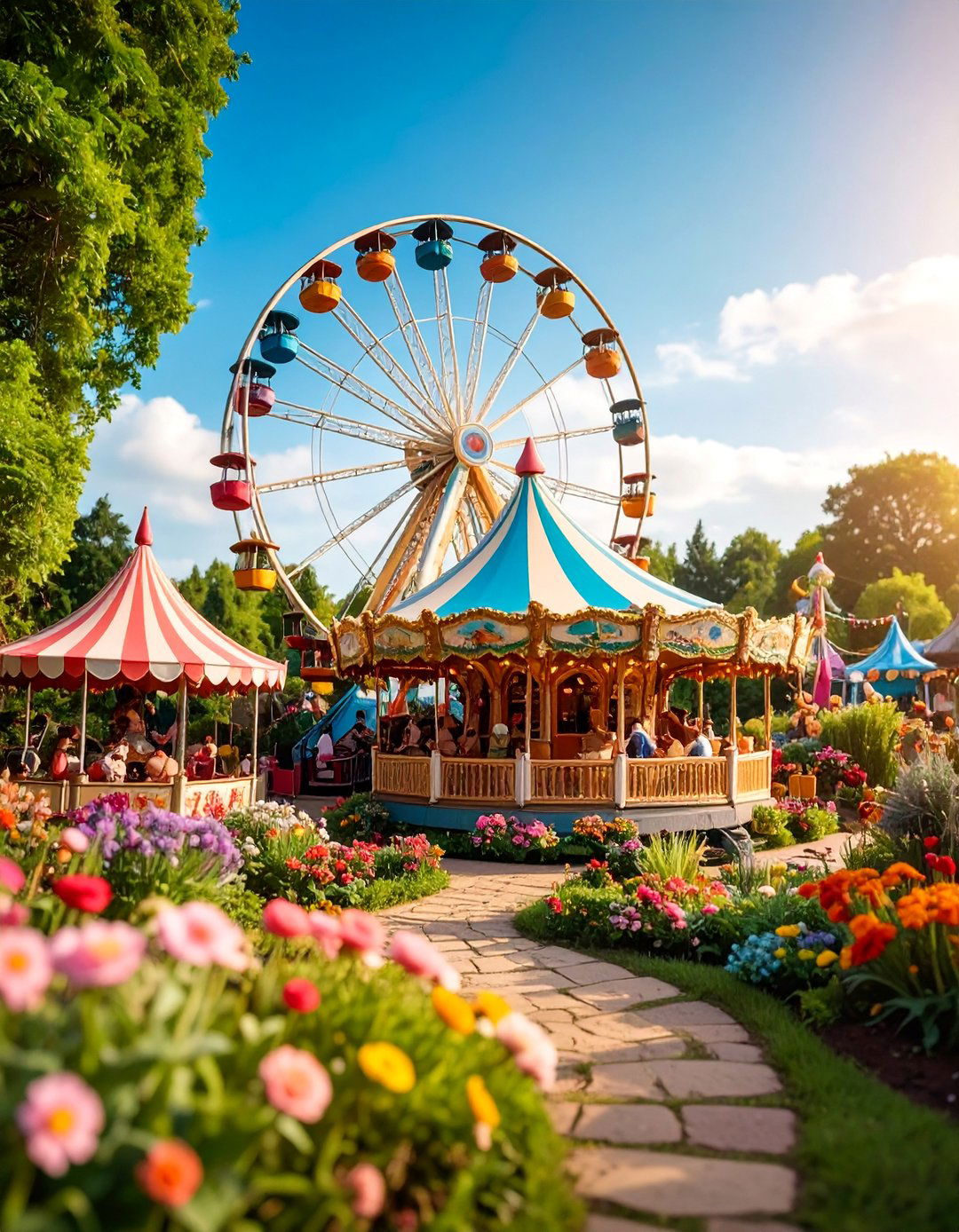 Fairy Garden Amusement Park - 25 Large Fairy Garden Ideas