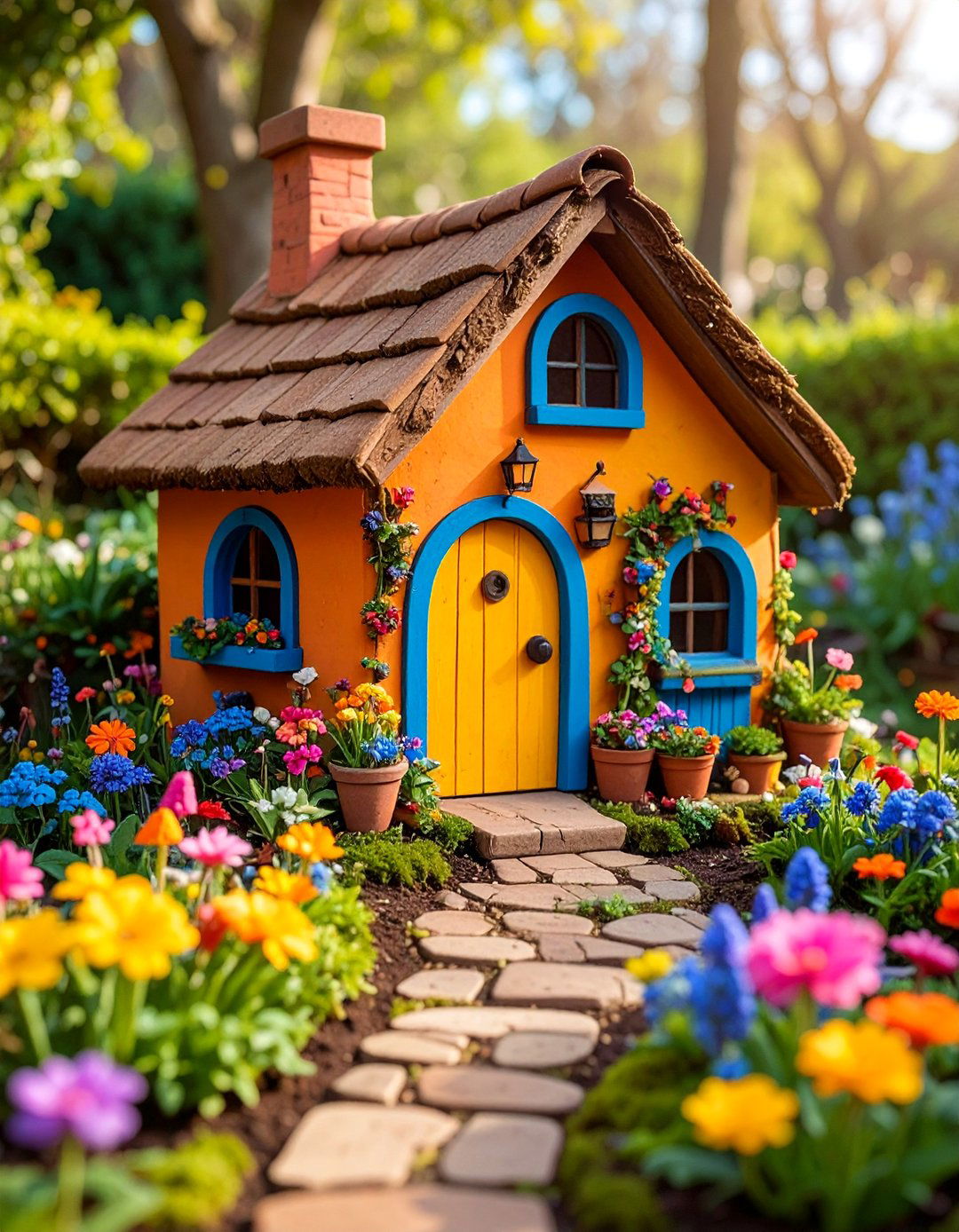 Fairy Garden Mud Kitchen with Magical Elements - 25 Mud Kitchen Ideas for Kids