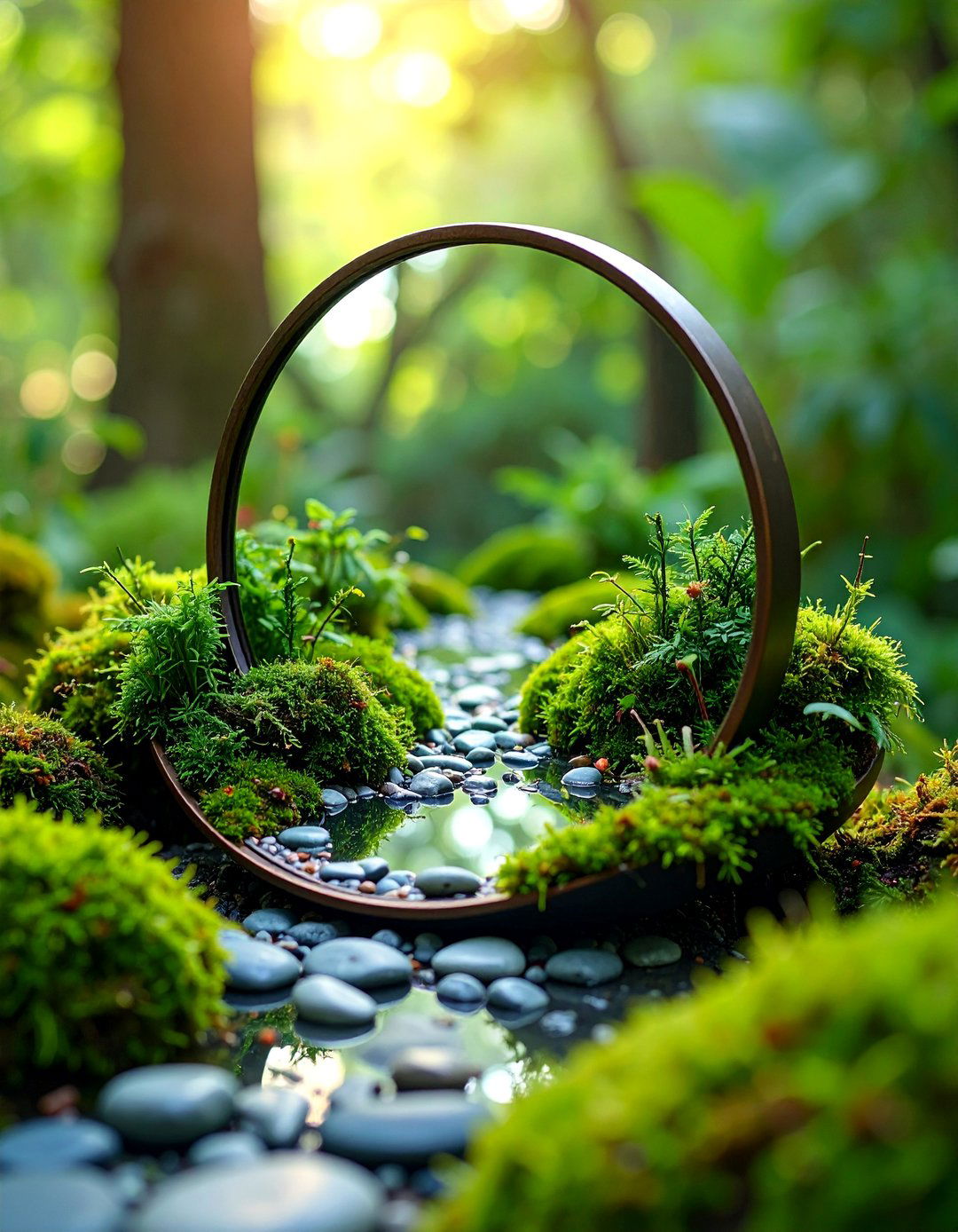 Fairy Garden Secret Mirror Portal - 25 Fairy Garden Ideas