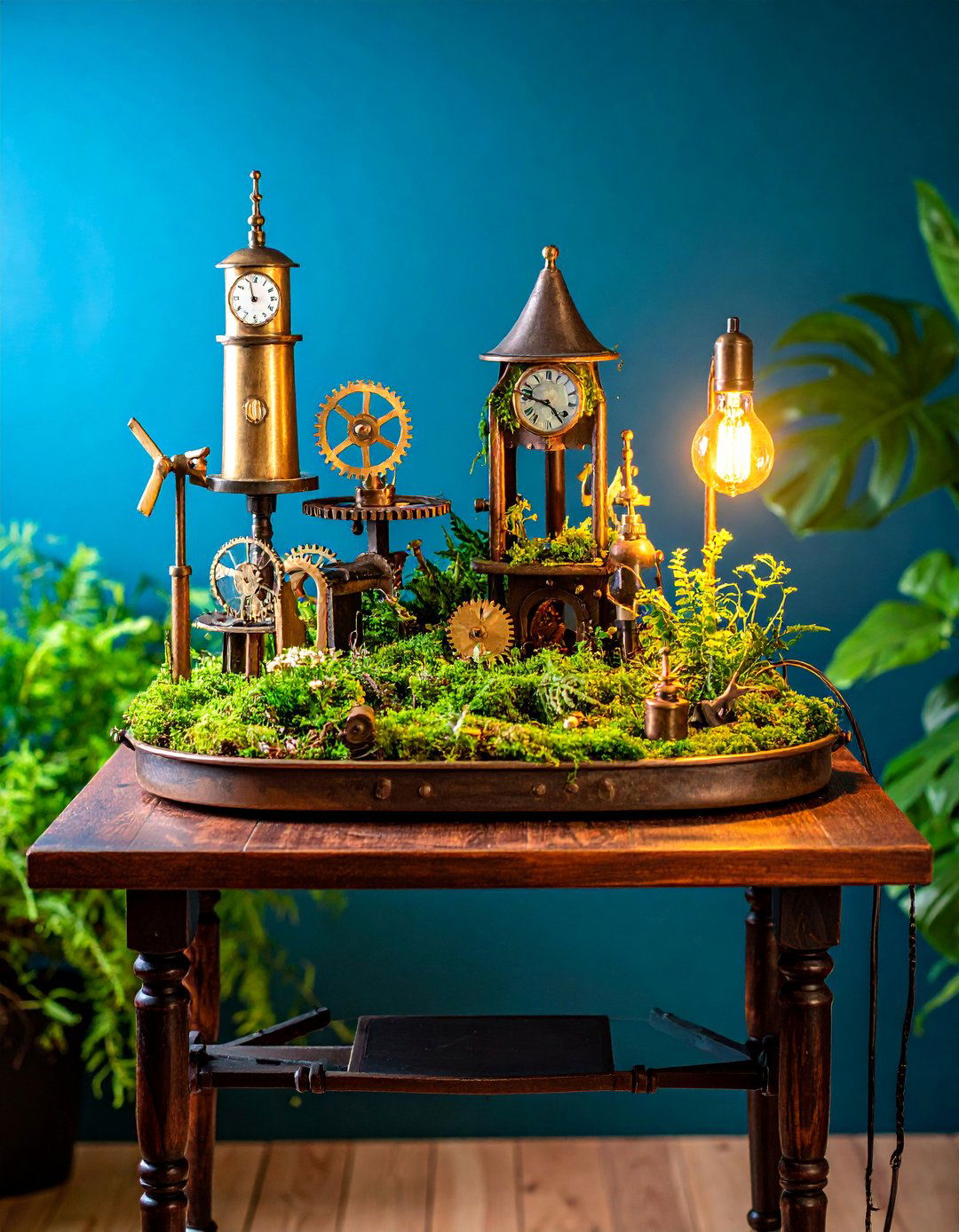 Fairy Garden Steampunk Sanctuary - 25 Fairy Garden Ideas