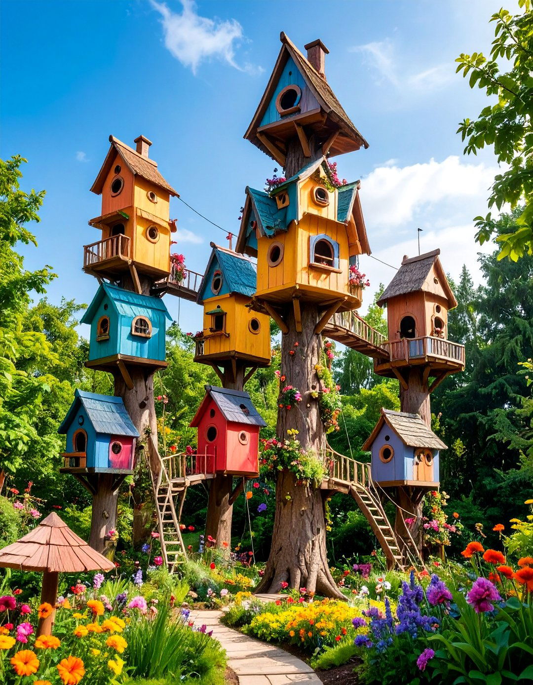 Fairy Garden Treehouse Community - 25 Large Fairy Garden Ideas