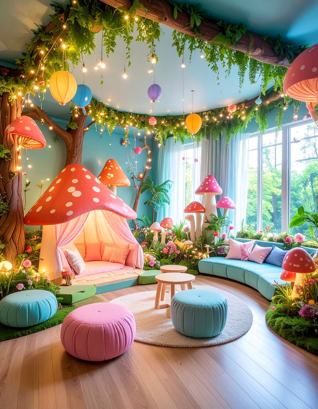 Fairy Tale Enchanted Forest Theme - 25 playroom ideas