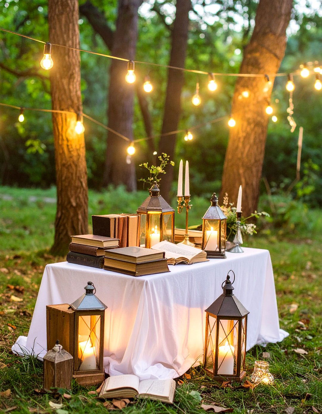 Fairy Tale Enchanted Wedding with Magic Elements - 25 Backyard Wedding Ideas