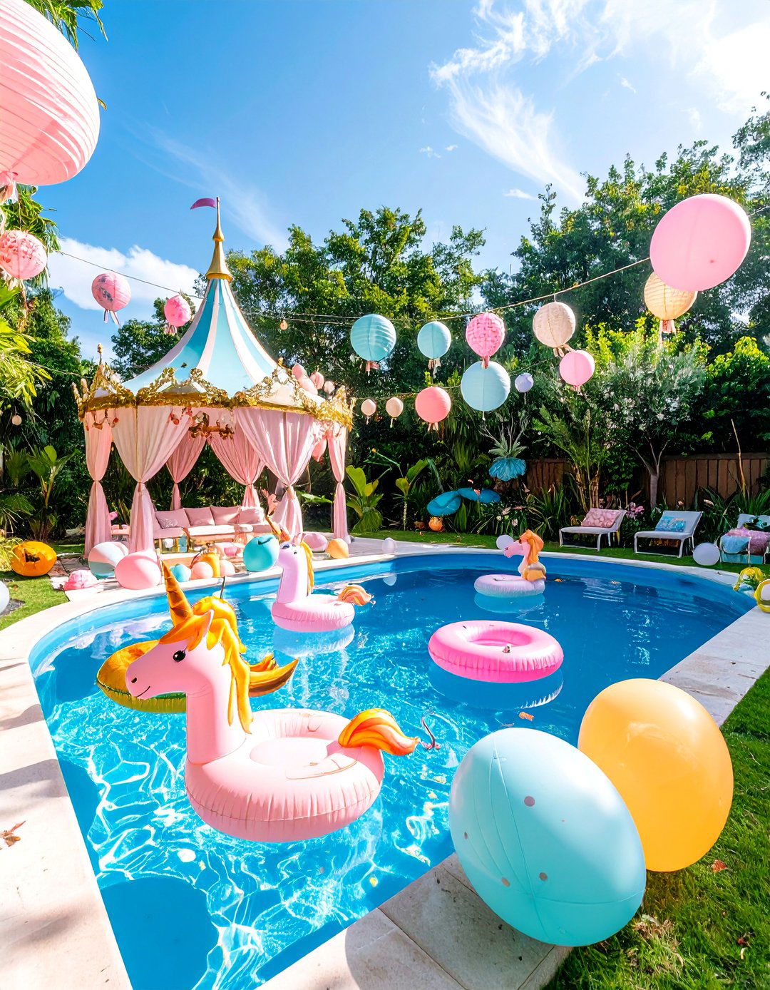 Fairy Tale Fantasy Pool Party - 25 Pool Party Ideas