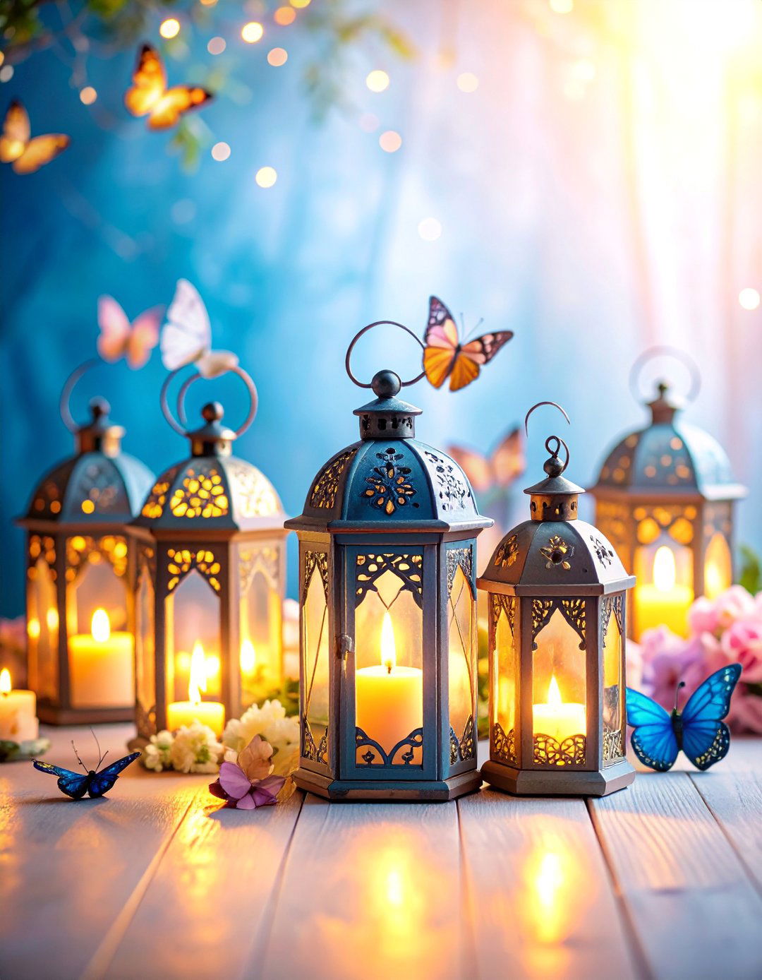 Fairy Tale Lantern Centerpiece - 25 Graduation Centerpiece Ideas