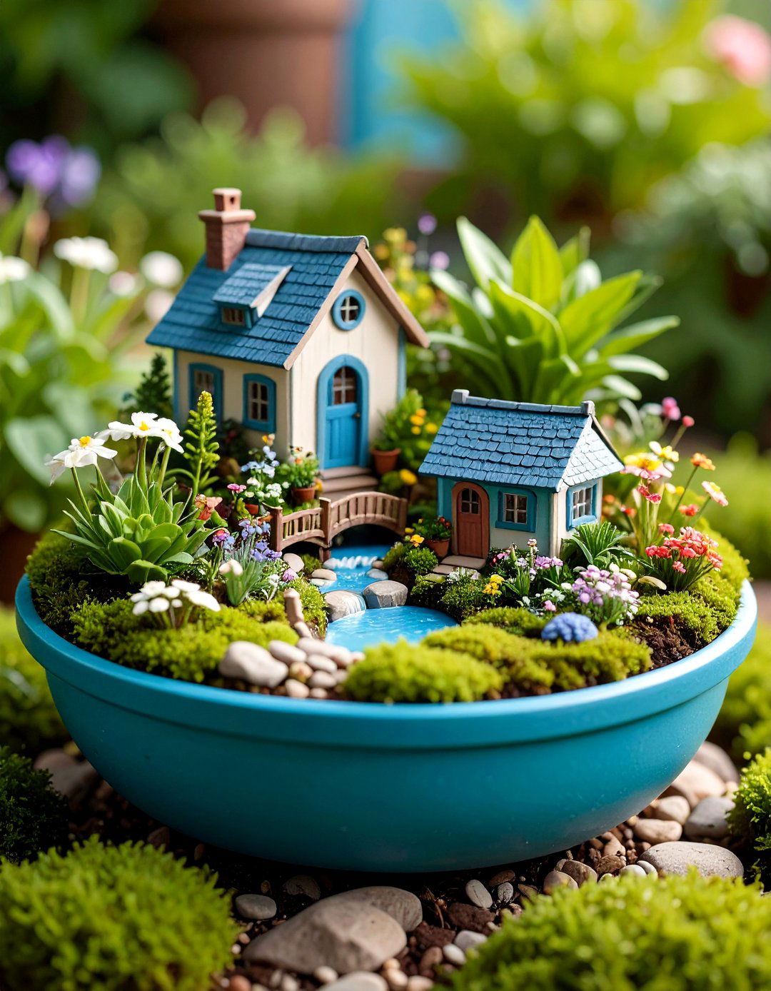 Fairy Tale Miniature Garden - 25 Container Garden Ideas