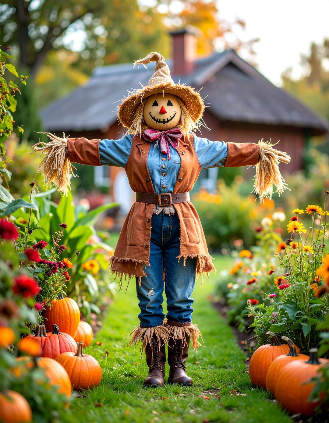 Fairy Tale Storybook Character Scarecrow - 25 Garden Scarecrow Ideas
