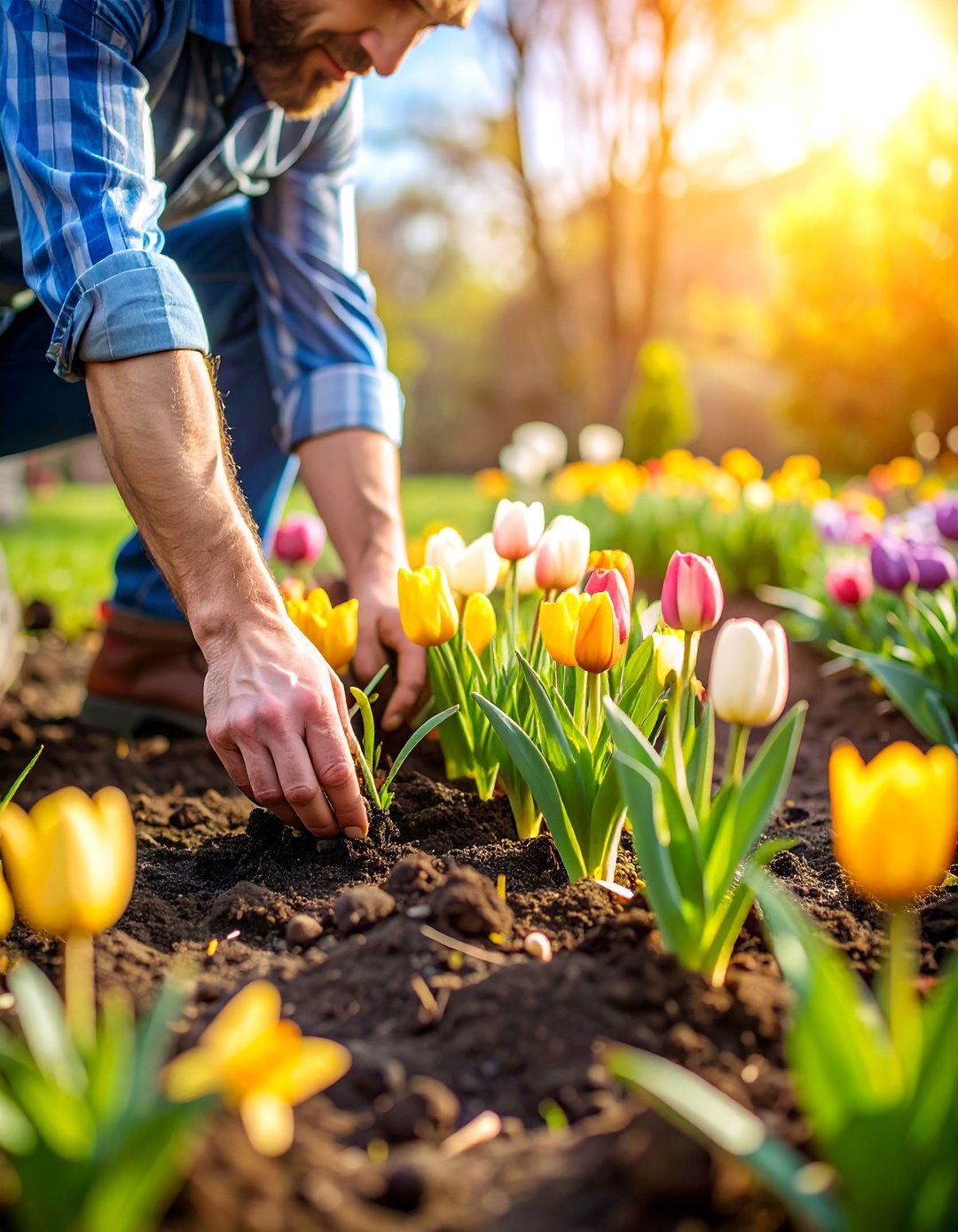Fall Bulb Planting Garden for Spring Display - 25 Fall Garden Ideas