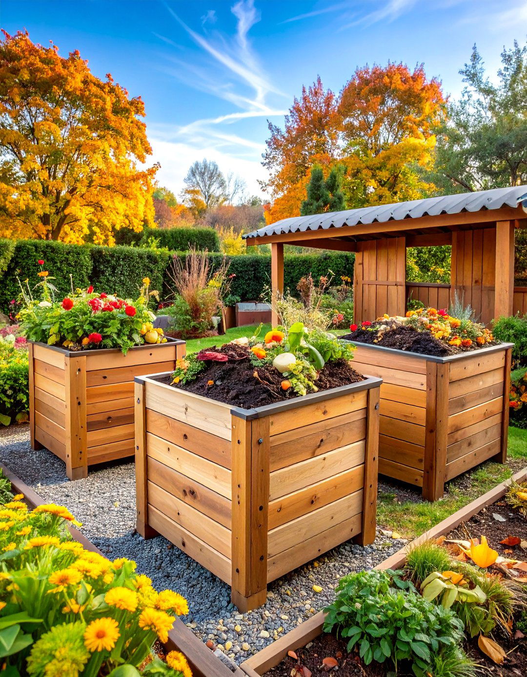 Fall Composting and Soil Building Garden - 25 Fall Garden Ideas