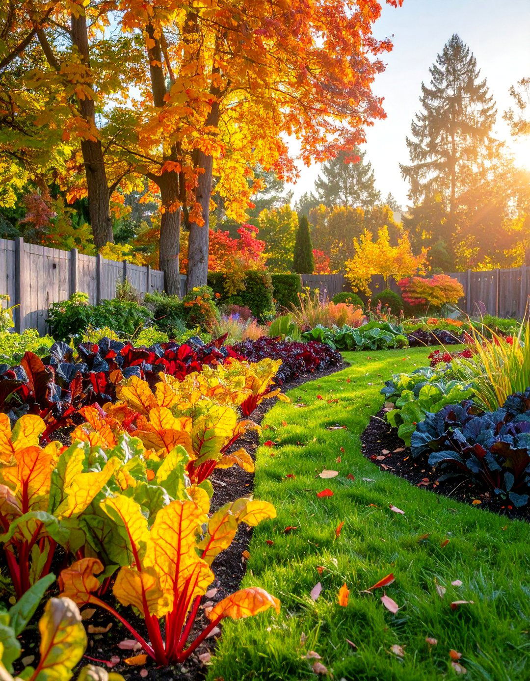 Fall Edible Landscape with Ornamental Appeal - 25 Fall Garden Ideas