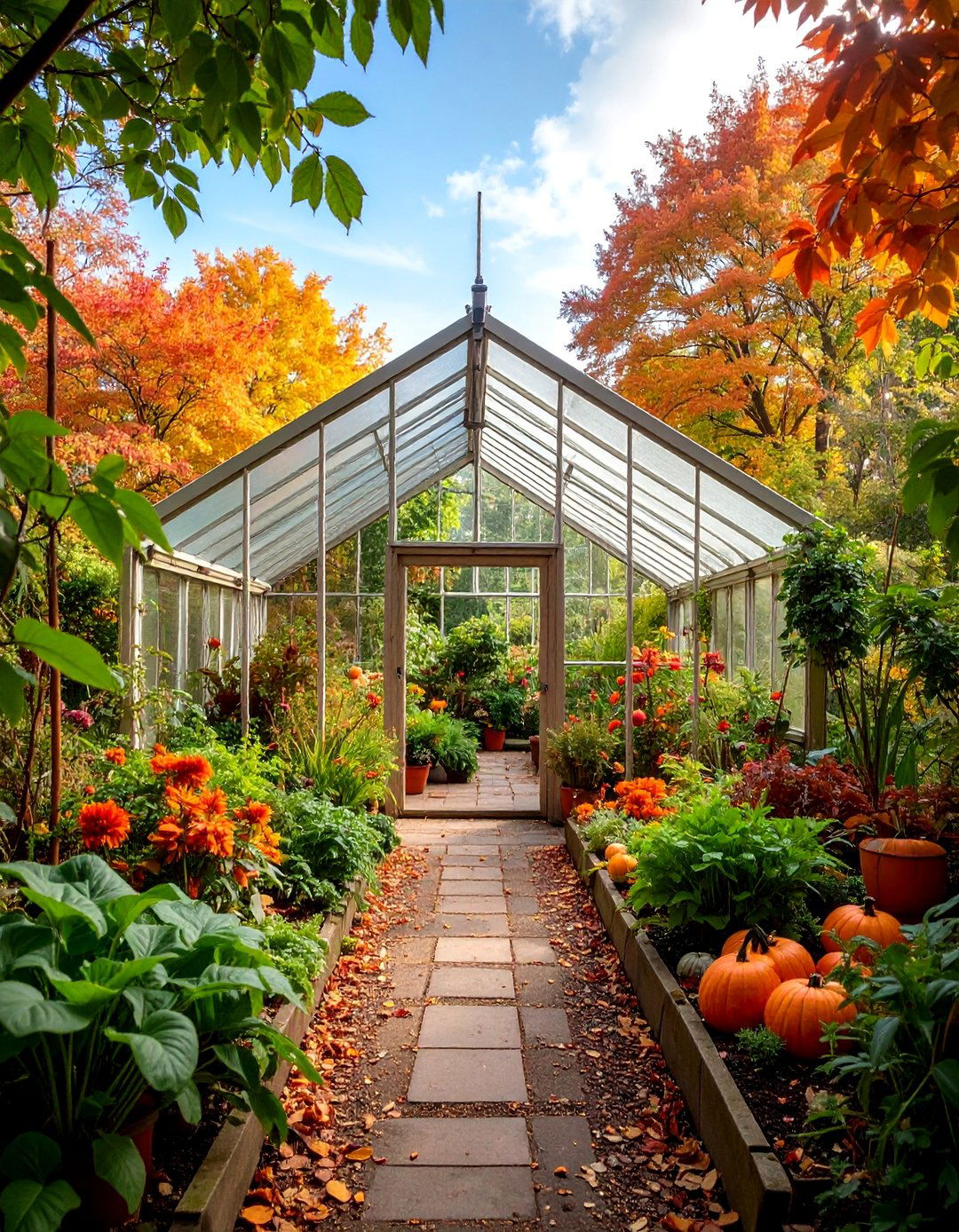 Fall Greenhouse and Season Extension Garden - 25 Fall Garden Ideas