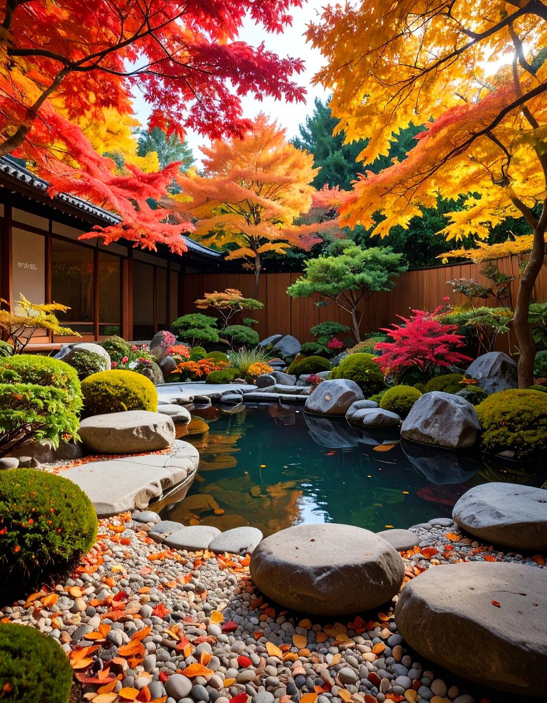 Fall Meditation and Zen Garden Space - 25 Fall Garden Ideas