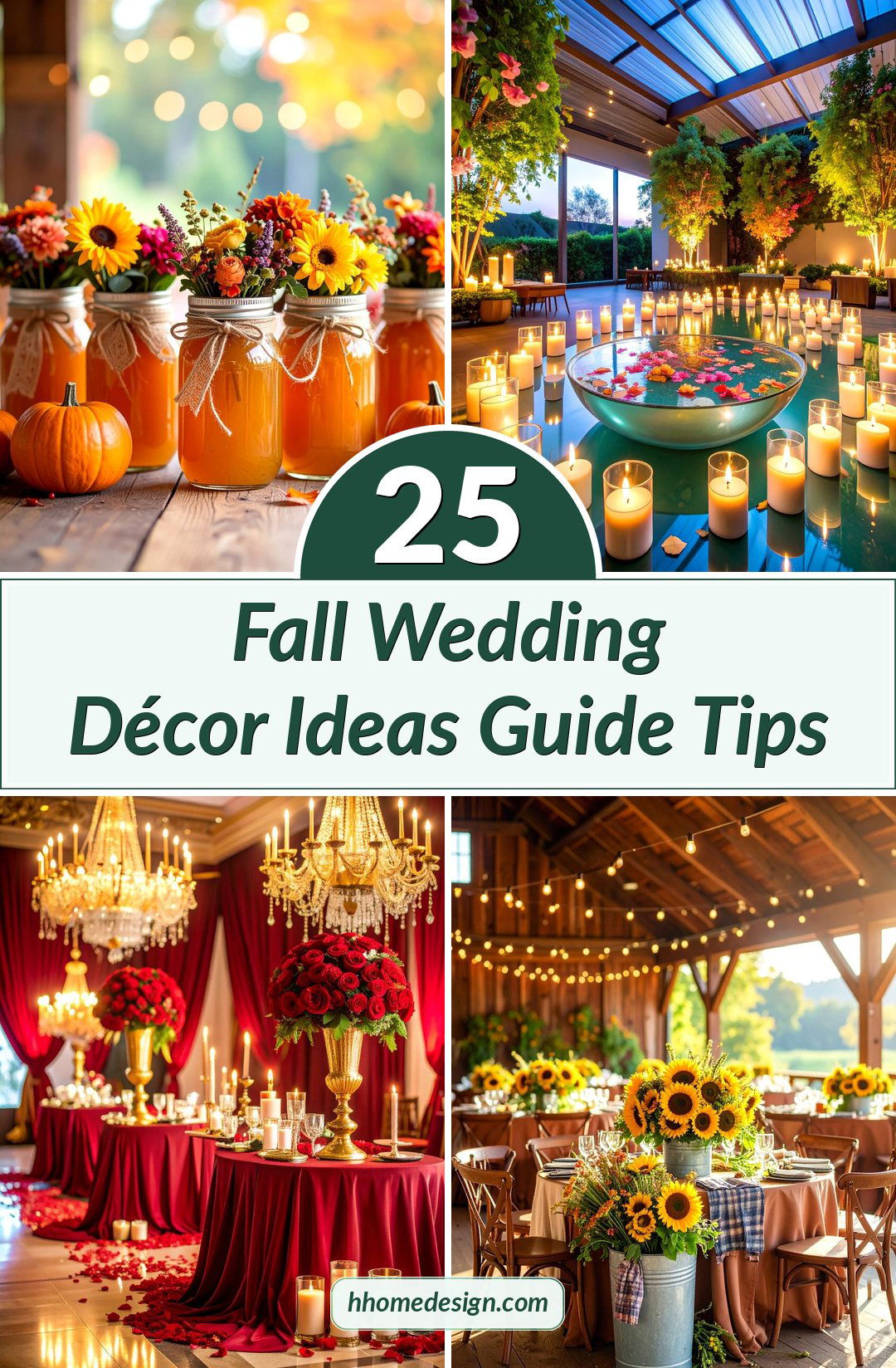 25 Fall Wedding Decor Ideas Guide Tips