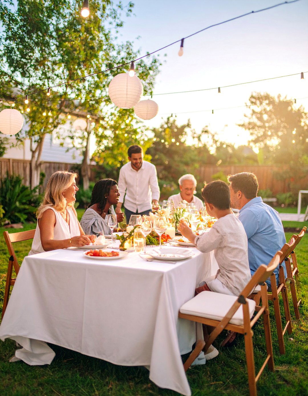 Family Celebration Garden Party - 25 Wedding Anniversary Ideas