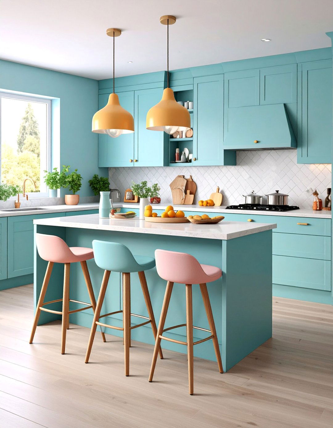 Family Friendly Bar with Safety Features - 25 Kitchen Bar Ideas