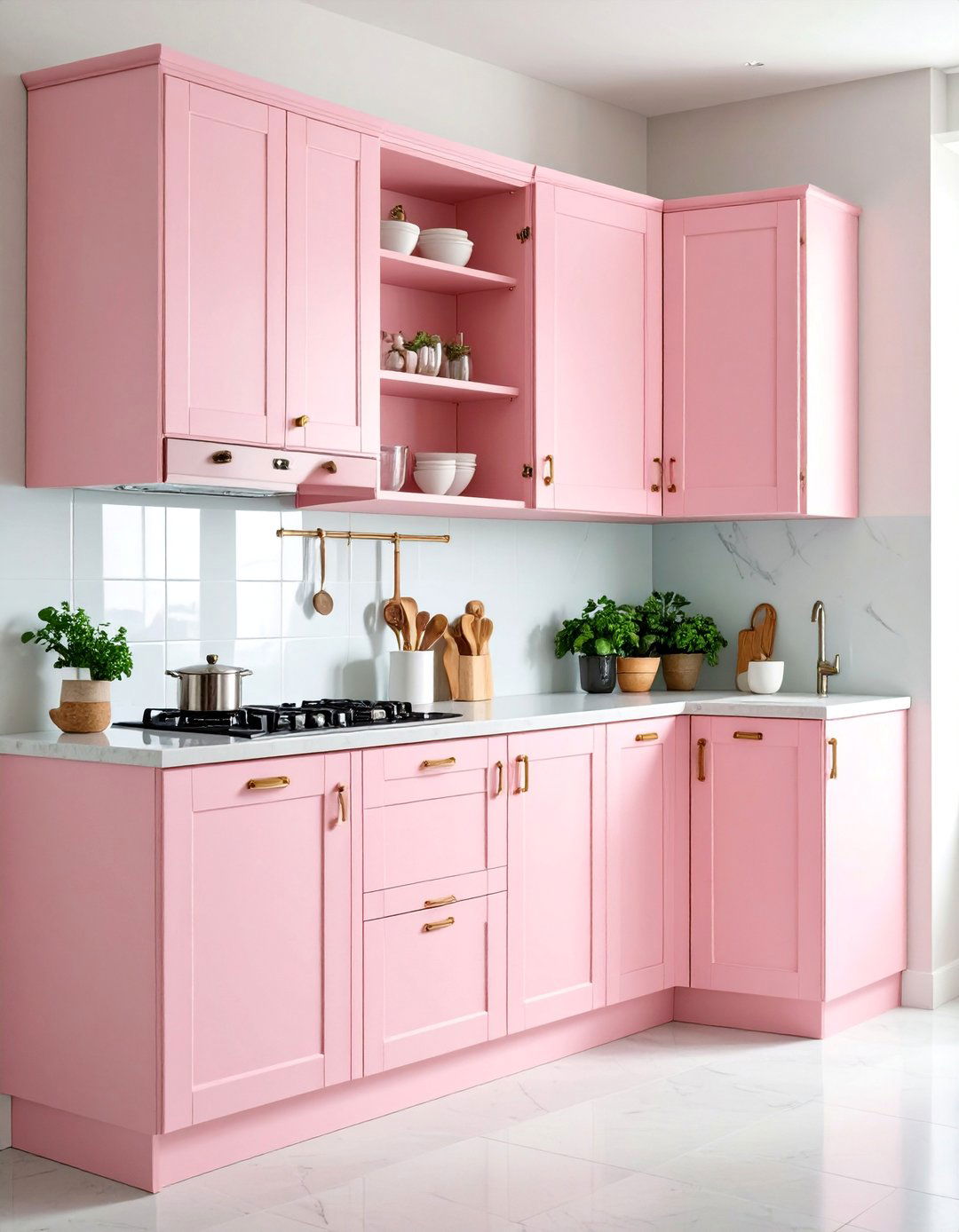 Family Friendly Blind Corner Kitchen Cabinet with Child Locks - 25 Blind Corner Kitchen Cabinet Ideas